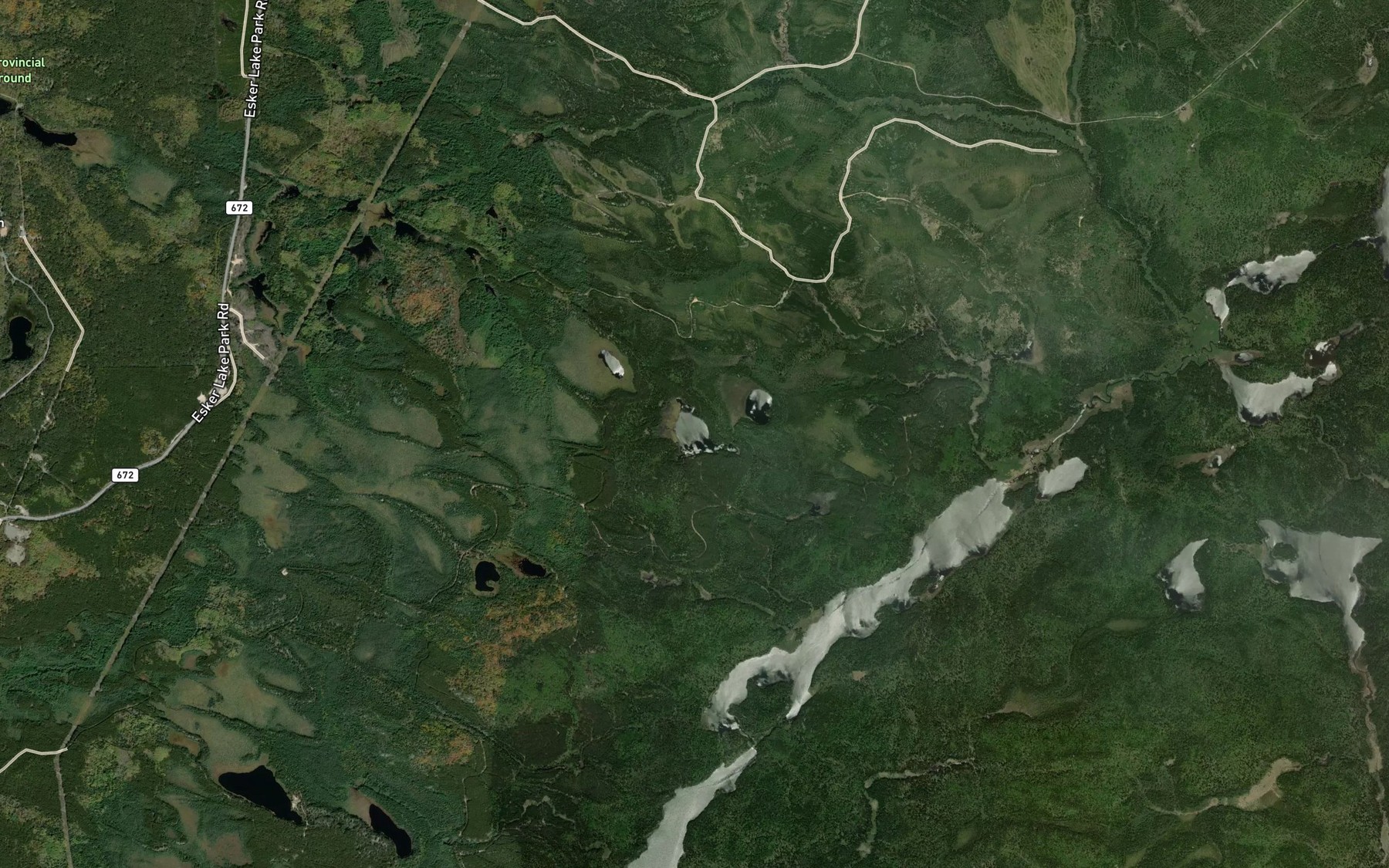 Satellite map of the Griffey Lake