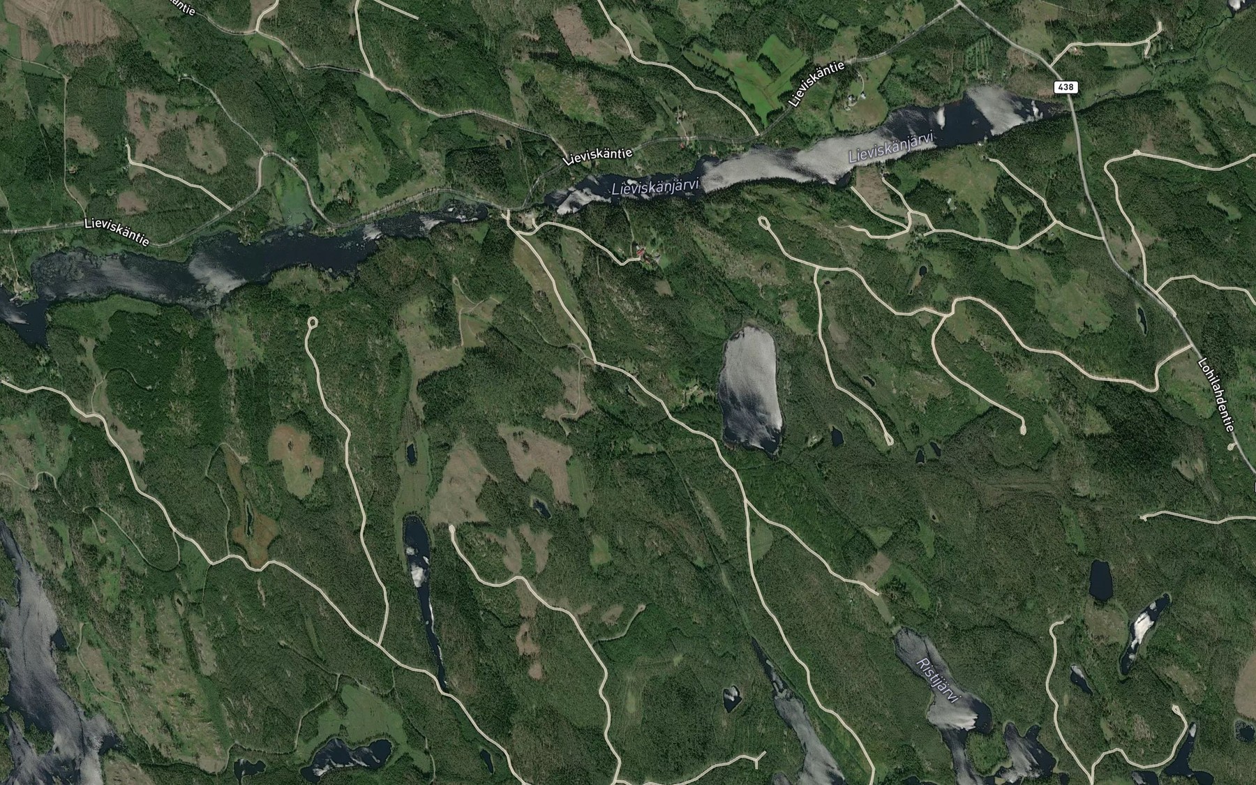 Satellite map of the Haukilampi