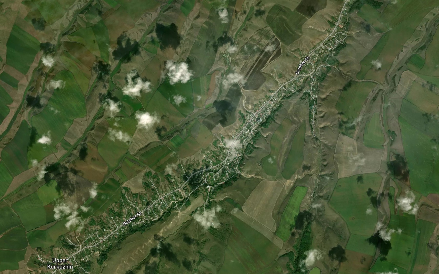 Satellite map of the Atsynako