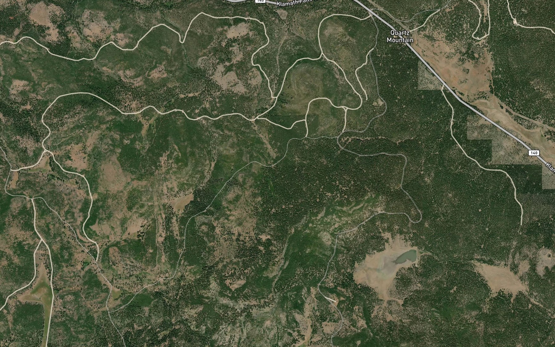 Satellite map of the Tower Spring