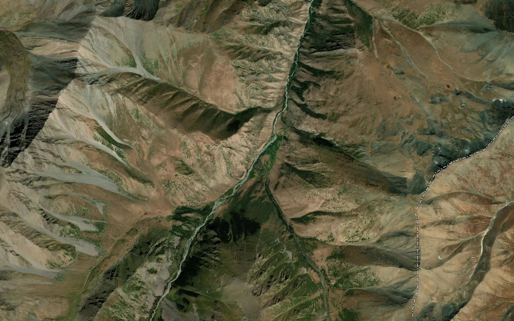 Satellite map of the Kandabaitor