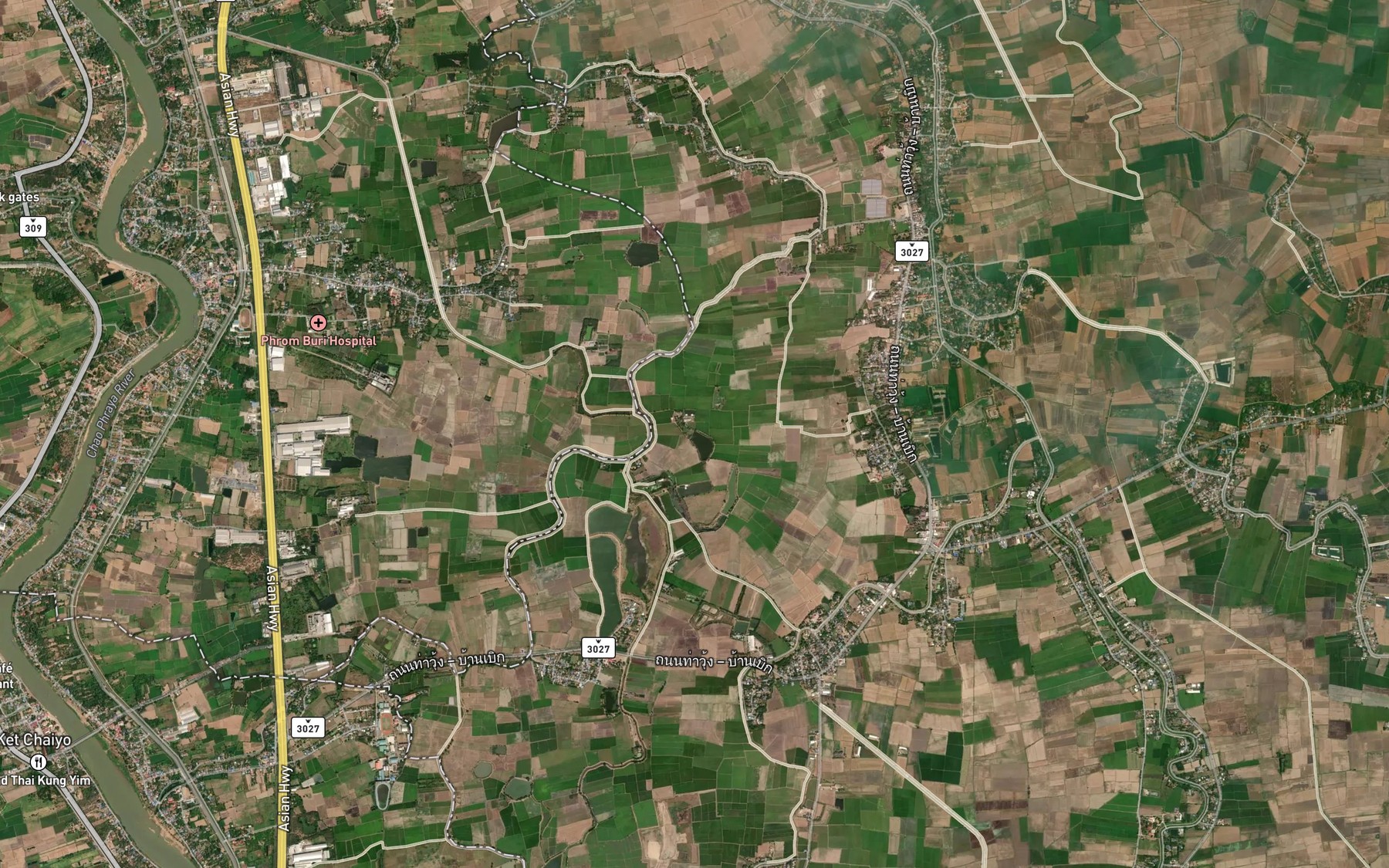 Satellite map of the Nong Maeo