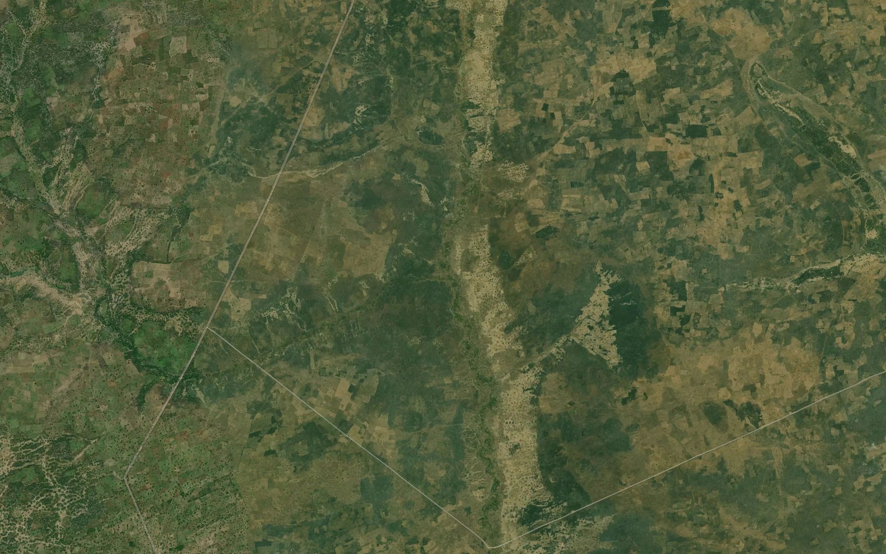 Satellite map of the River Dempilang