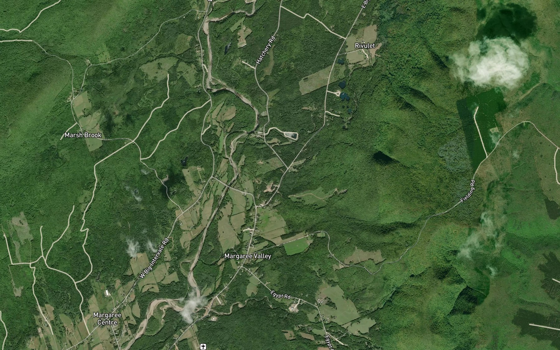 Satellite map of the Rock Pool