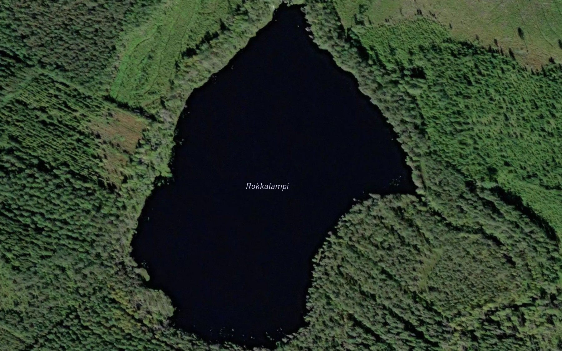 Satellite map of the Rokkalampi