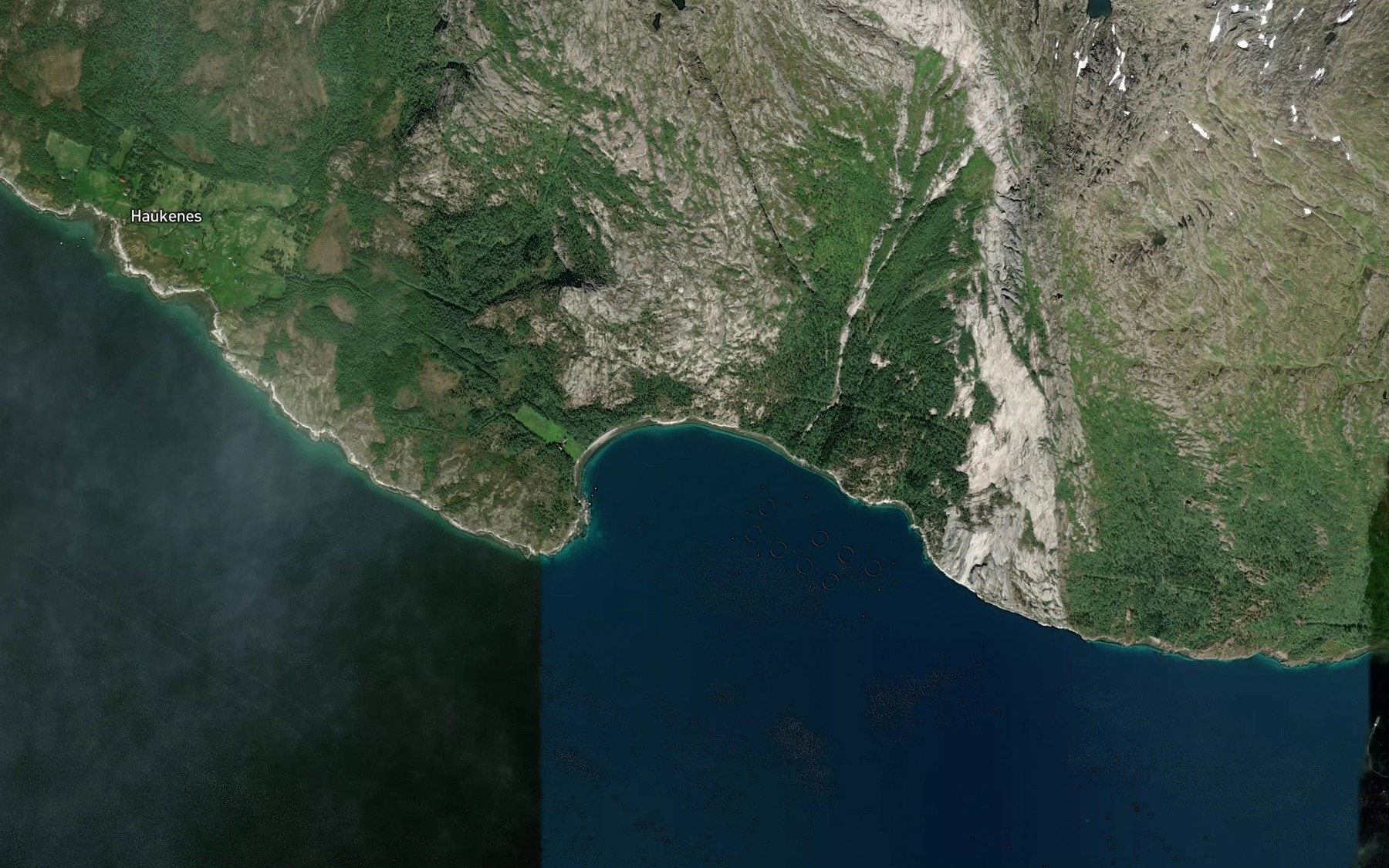 Satellite map of the Oldervika
