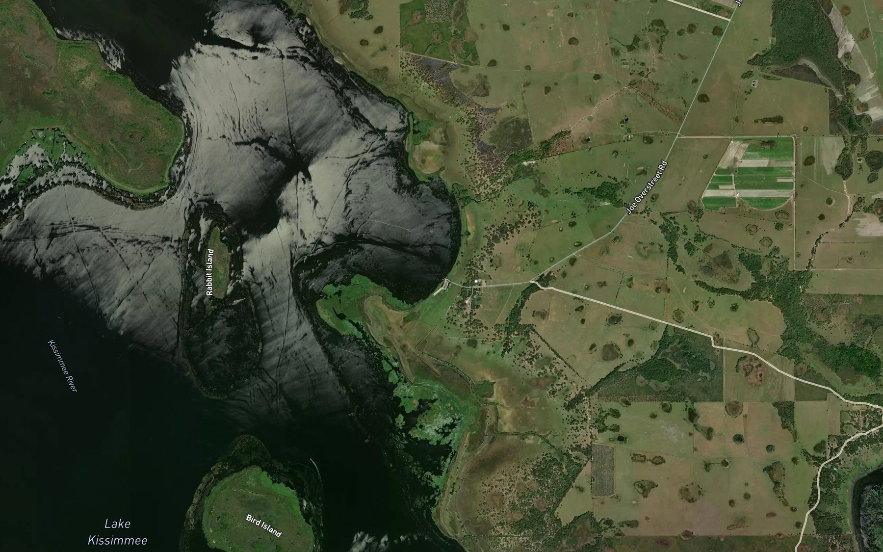 Satellite map of the Kissimmee Swamp Tours