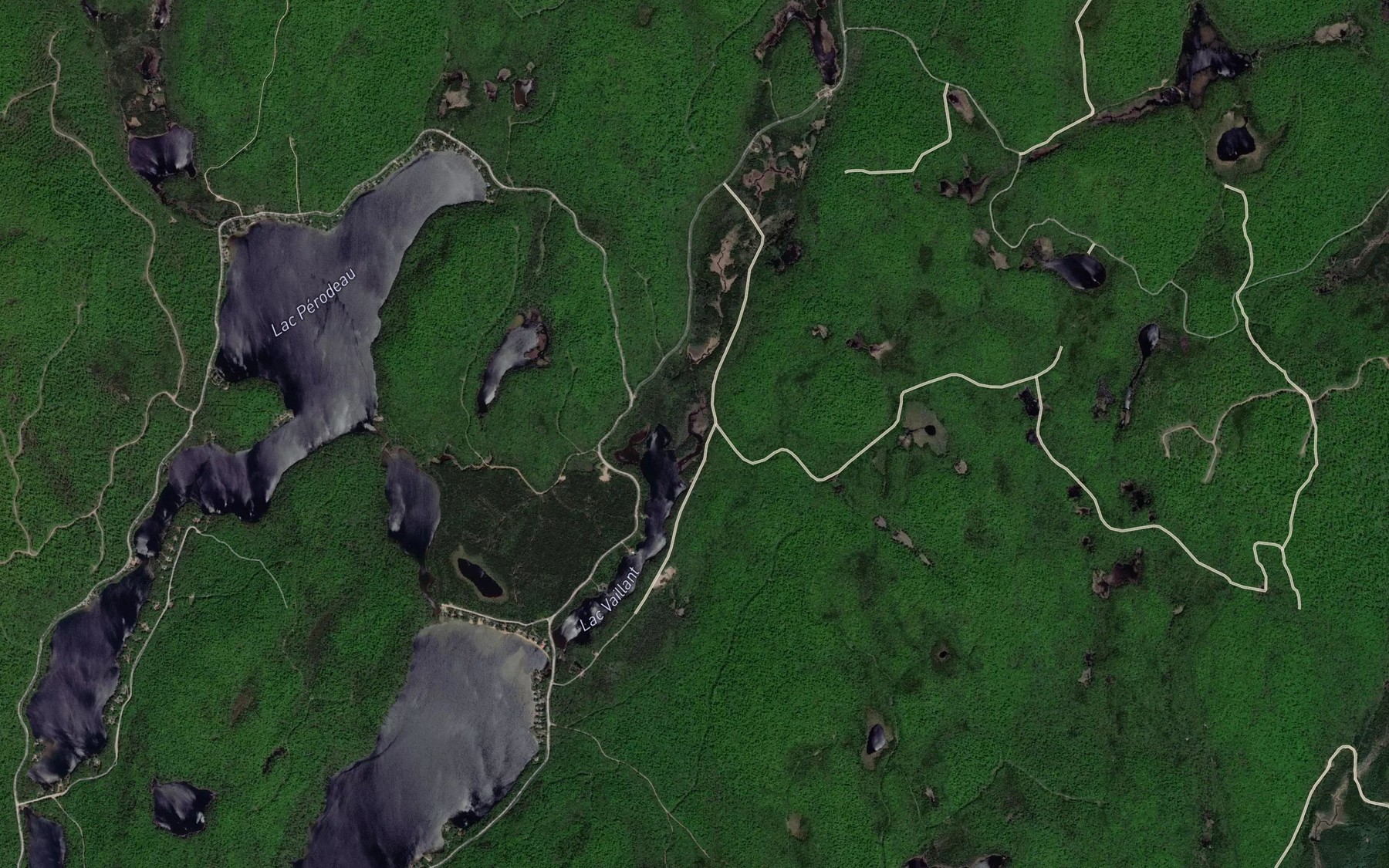 Satellite map of the Ruisseau Vaillant