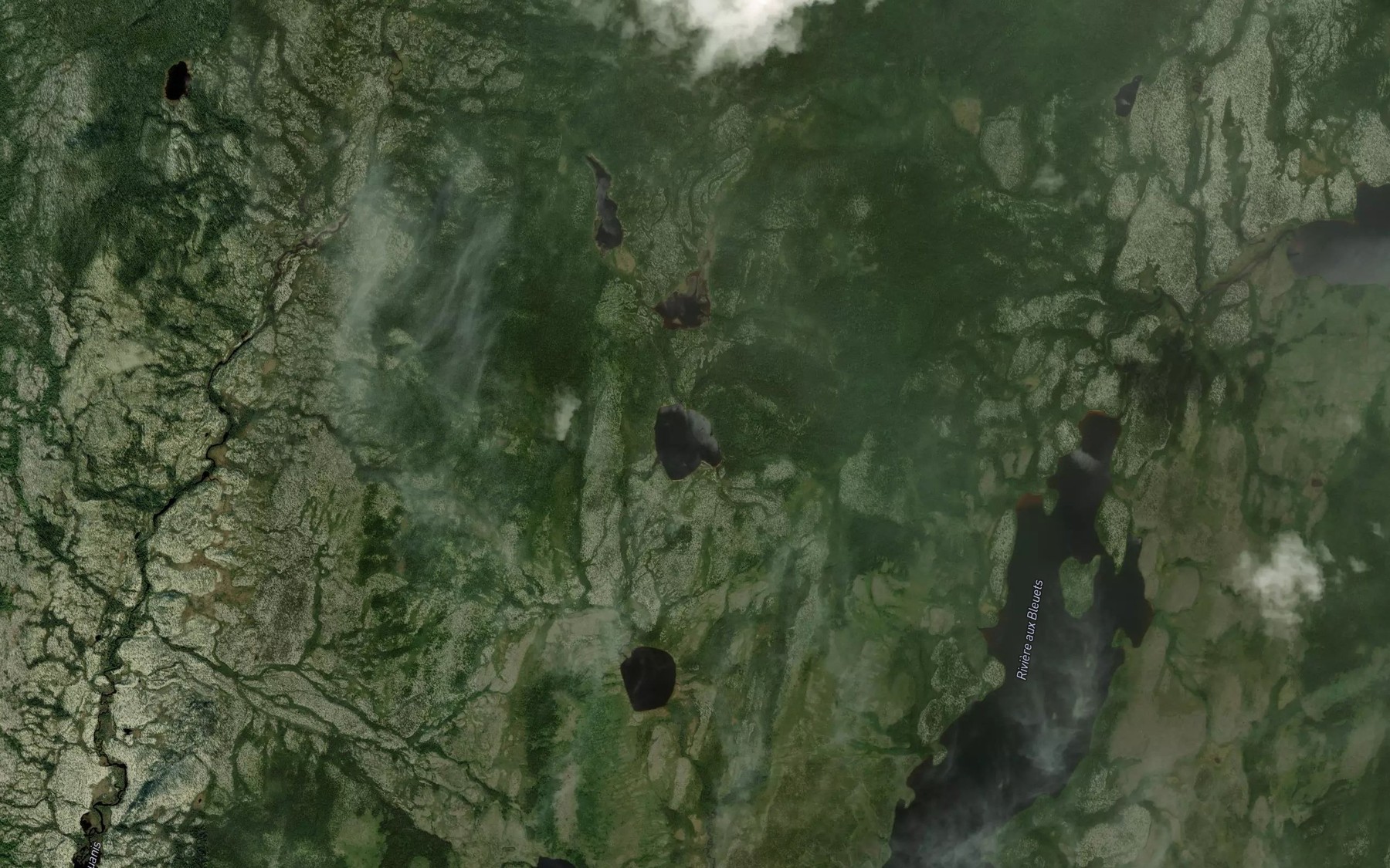 Satellite map of the Lac de la Pupille