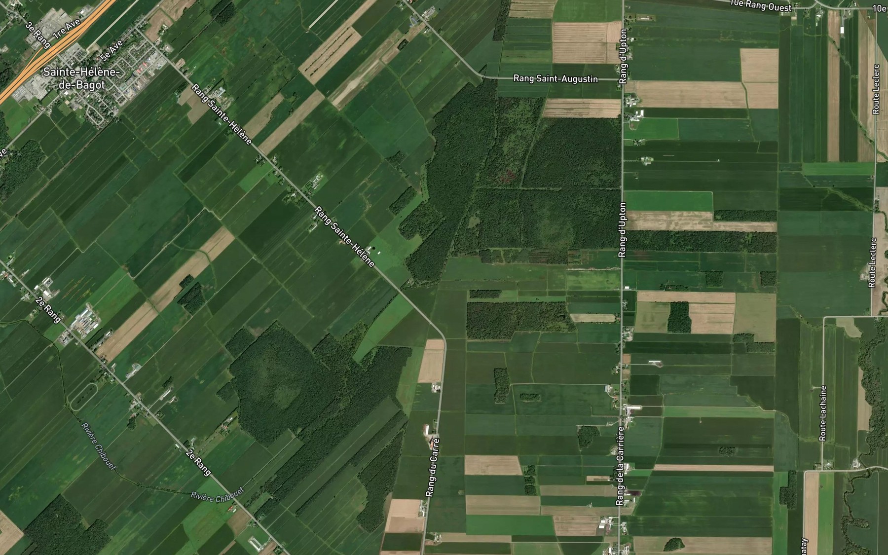 Satellite map of the Ruisseau Gilas-Boucher