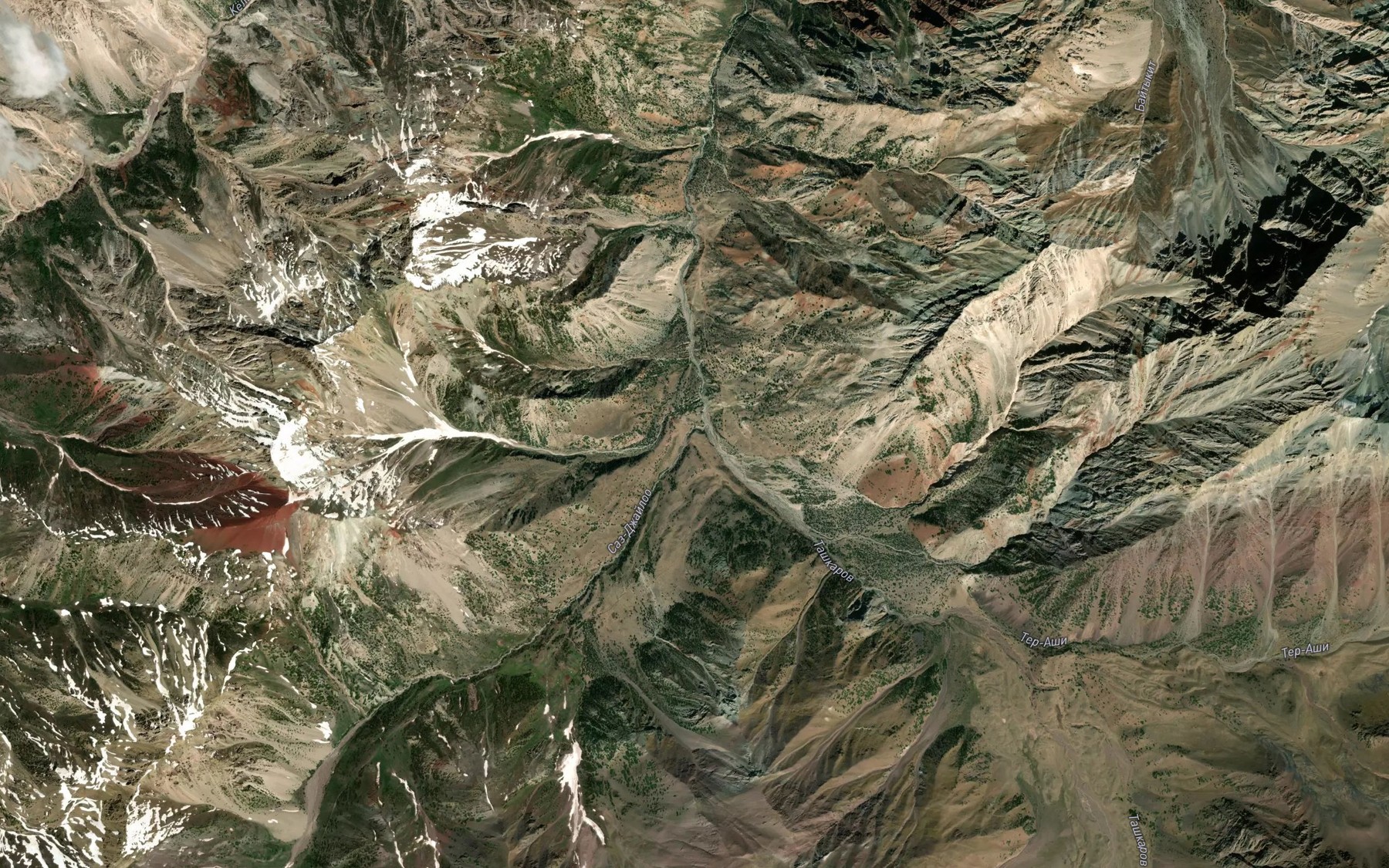 Satellite map of the Soz-Dzhayloo