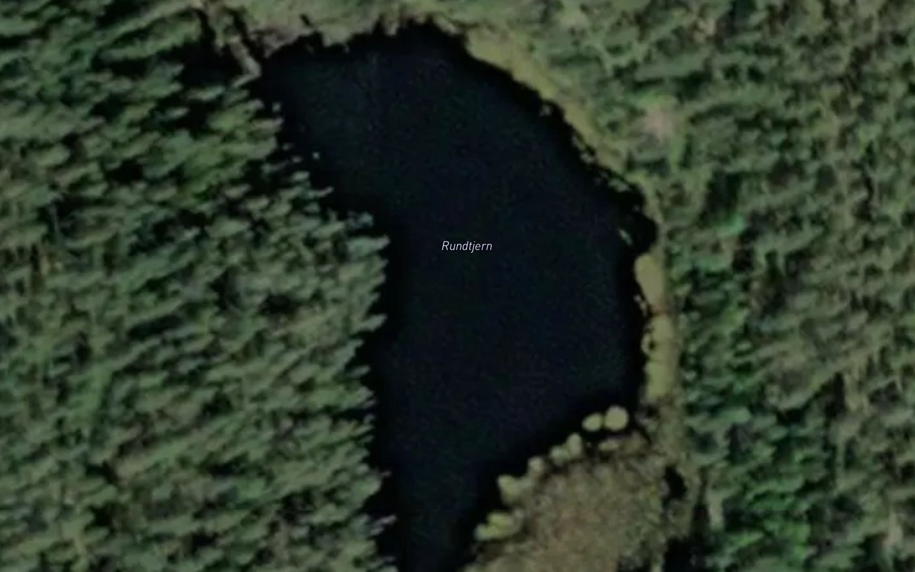 Satellite map of the Rundtjern