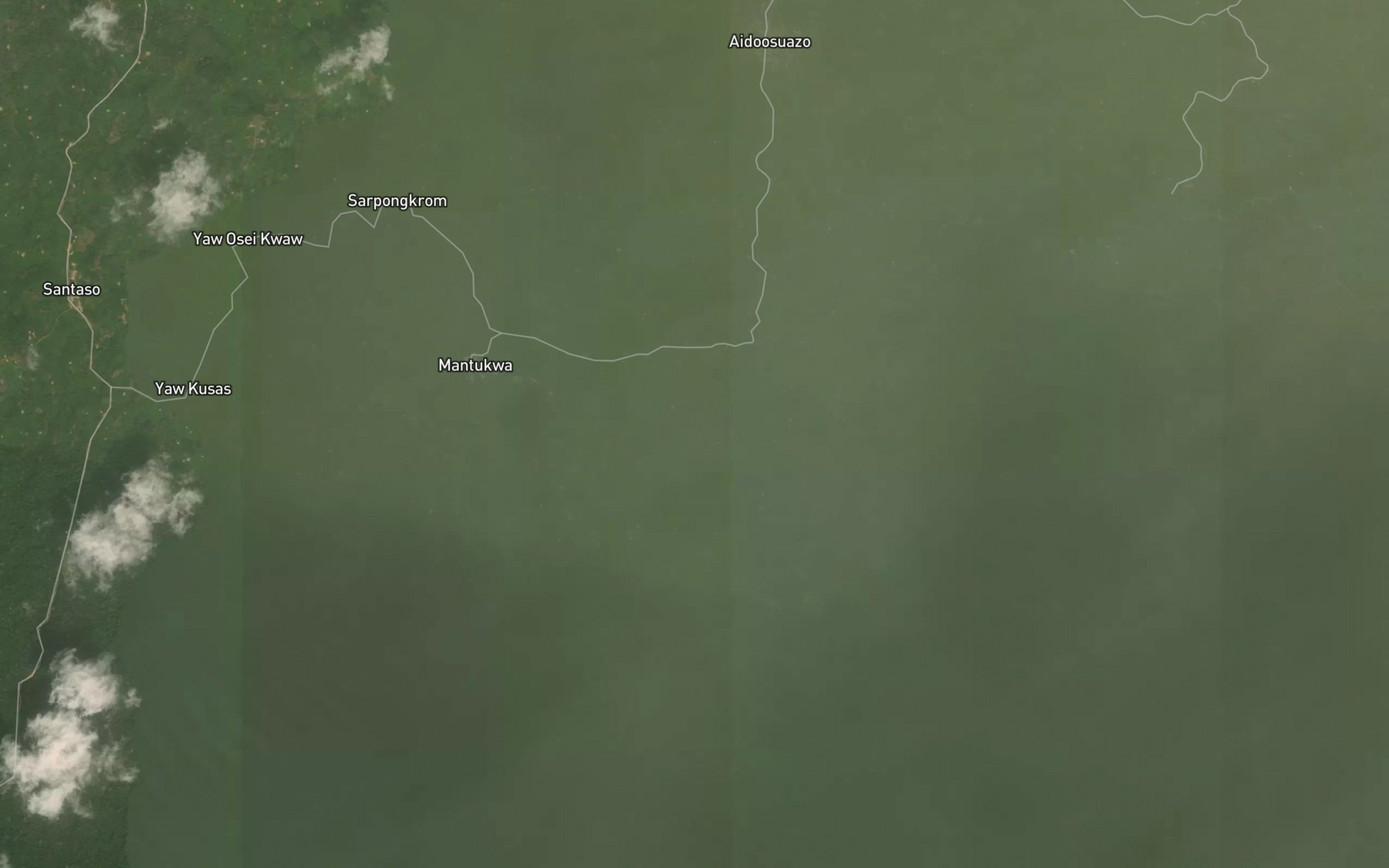 Satellite map of the Ankrako