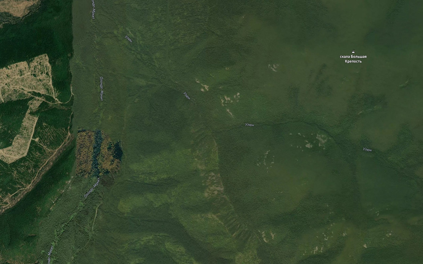 Satellite map of the Ulyun