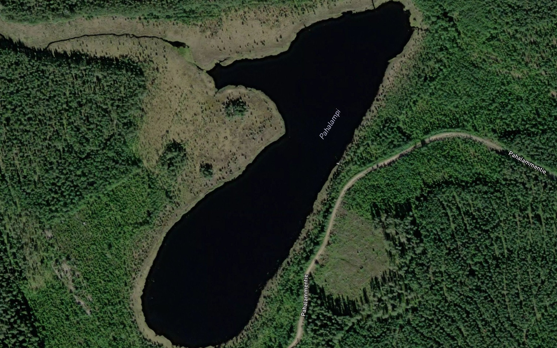 Satellite map of the Pahalampi