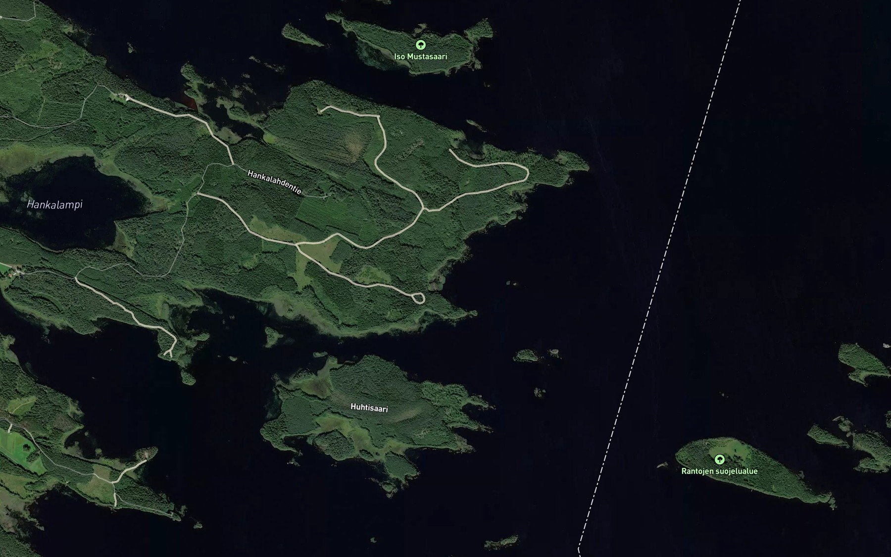 Satellite map of the Virpilahti