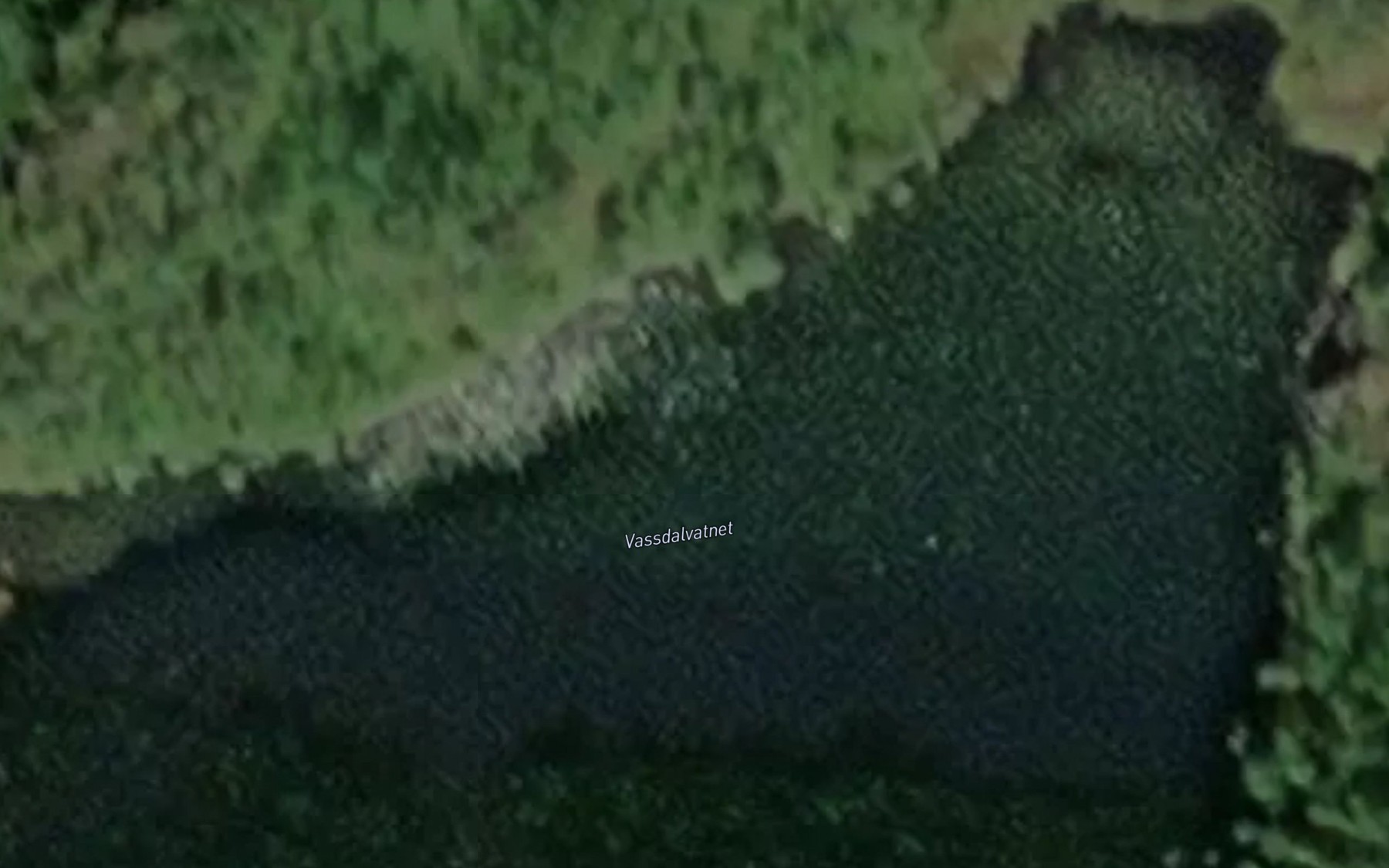 Satellite map of the Vassdalvatnet