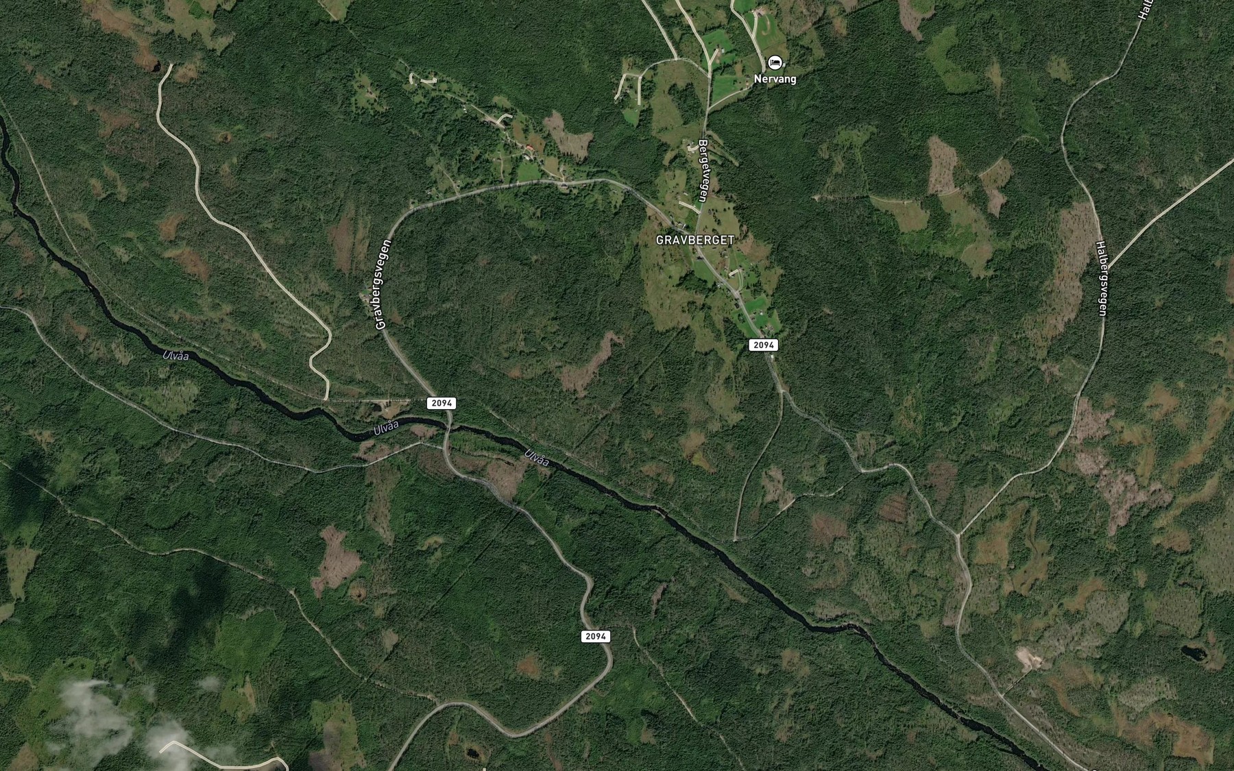 Satellite map of the Hemmyrbekken