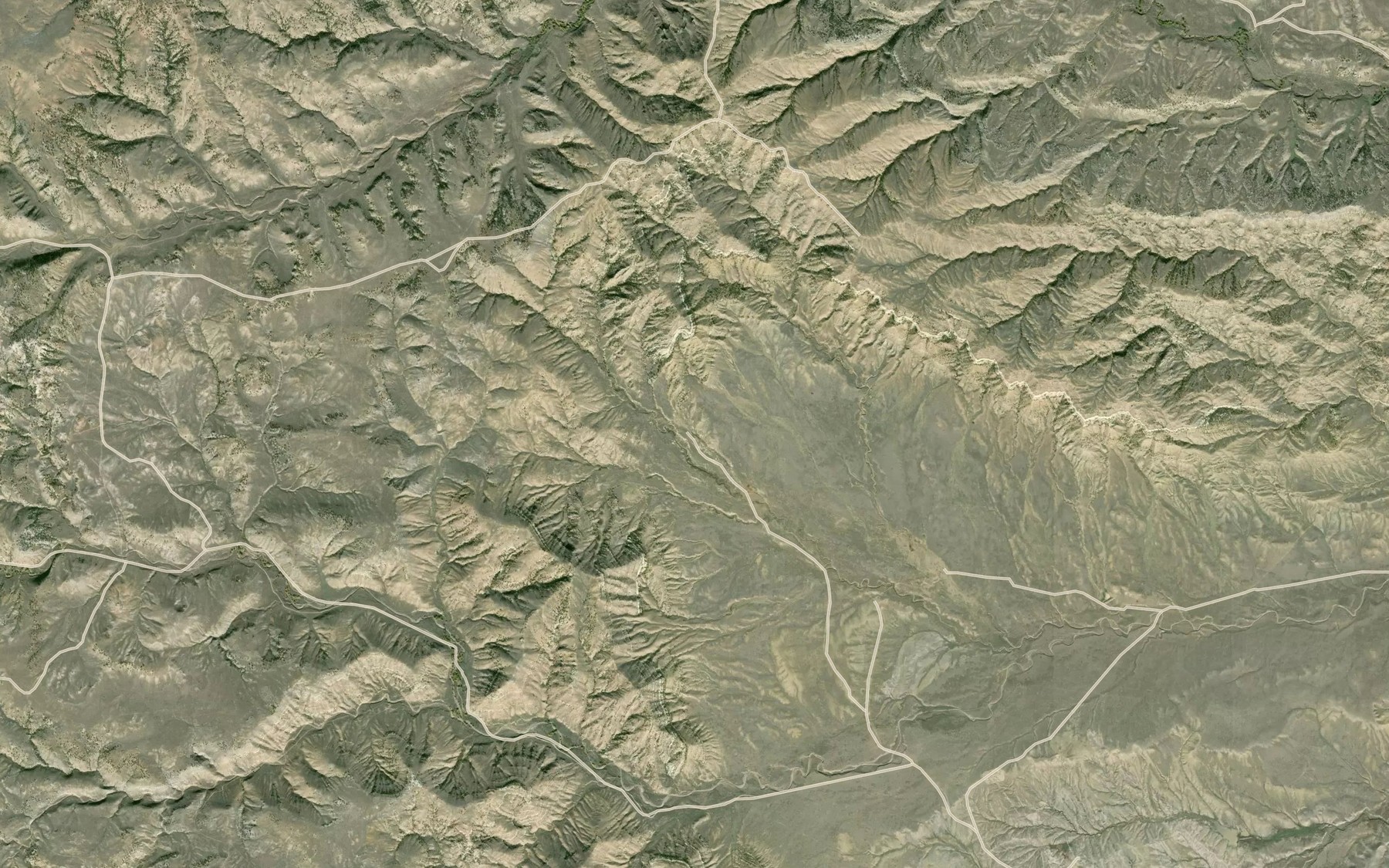 Satellite map of the Wagonhound Spring