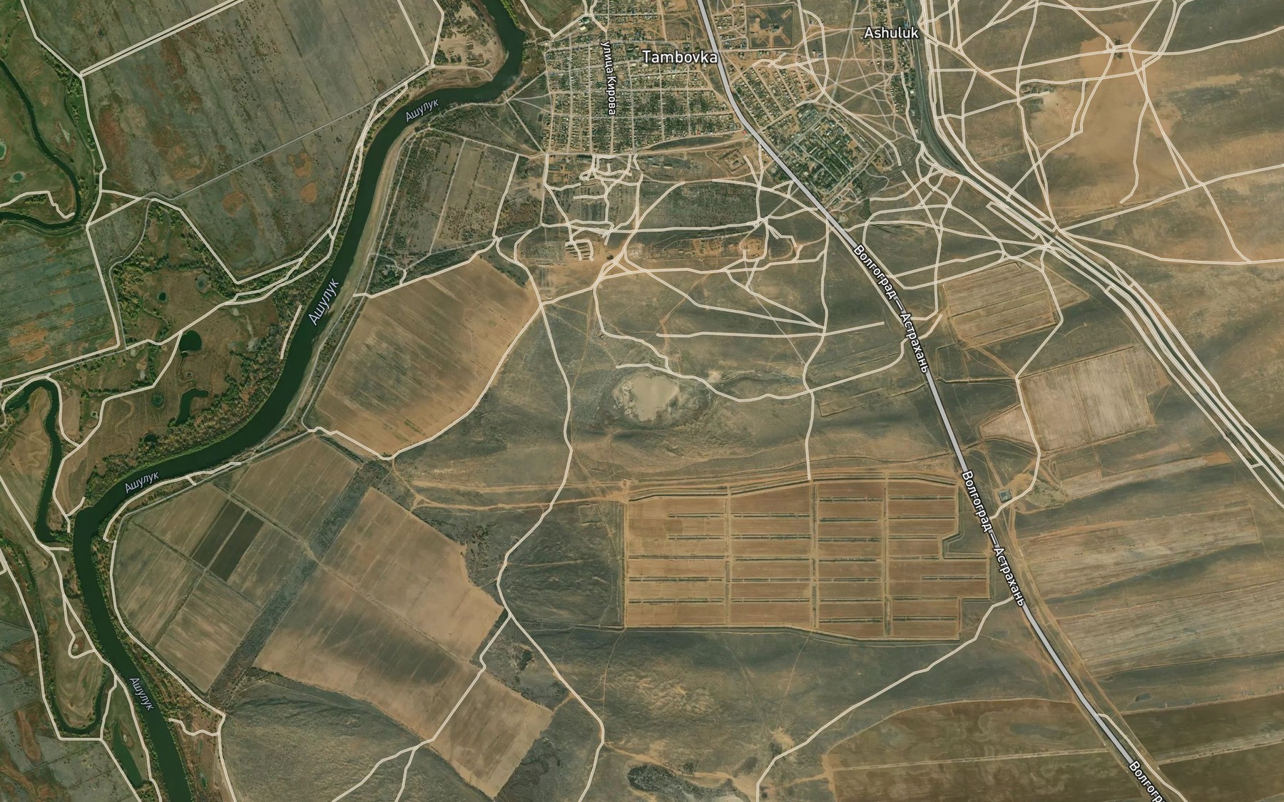 Satellite map of the Ozero Blizhneye