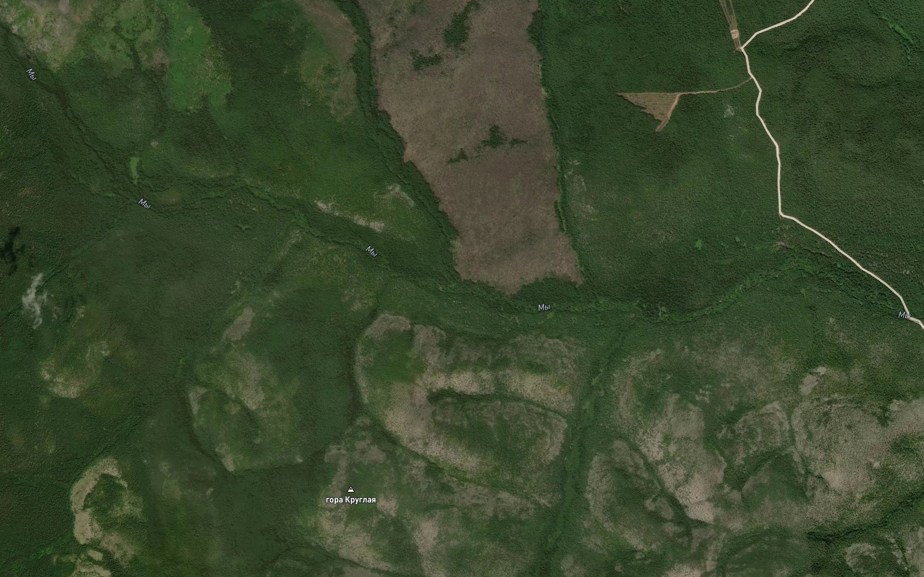 Satellite map of the Bystryy