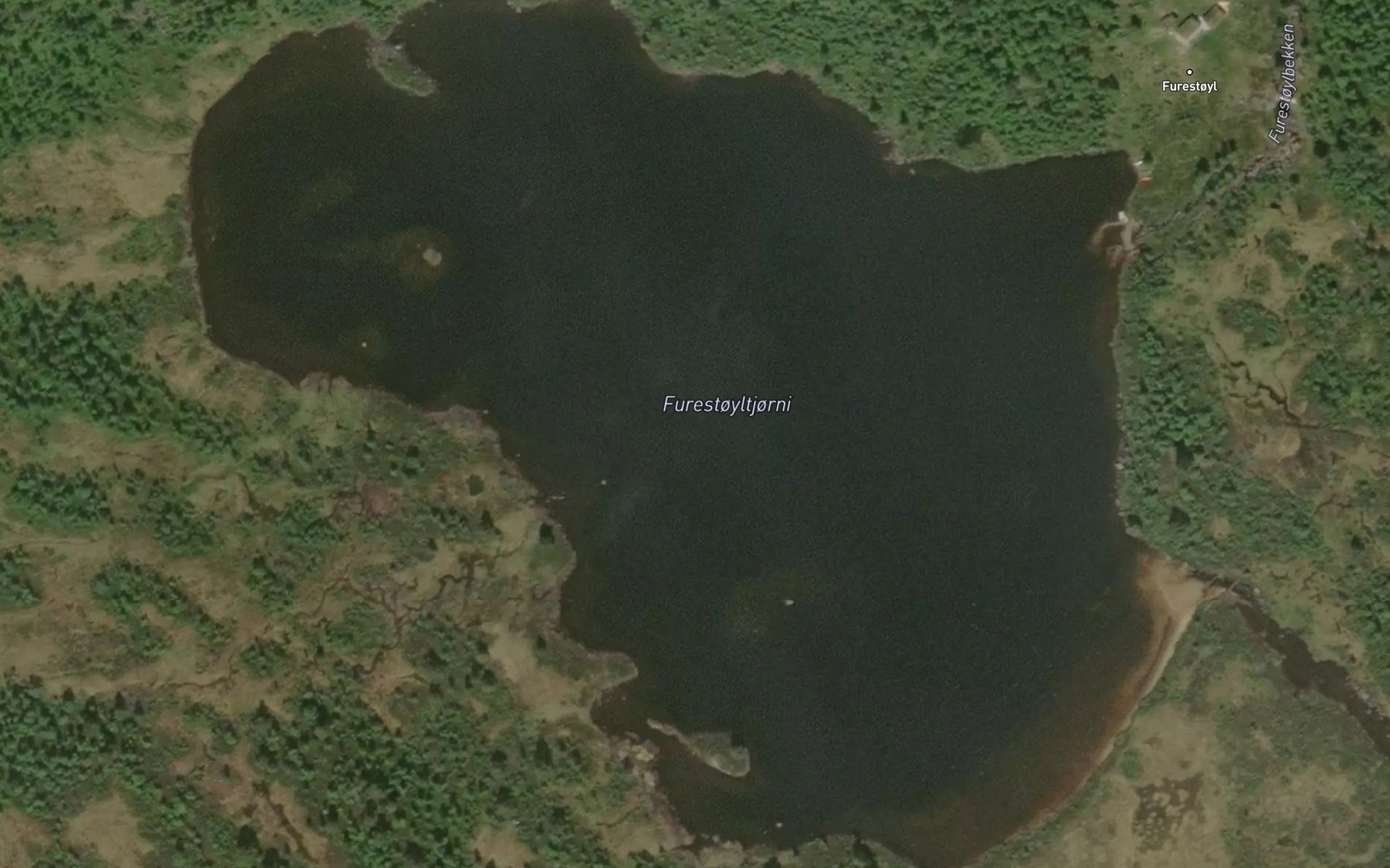 Satellite map of the Furestoyltjonn