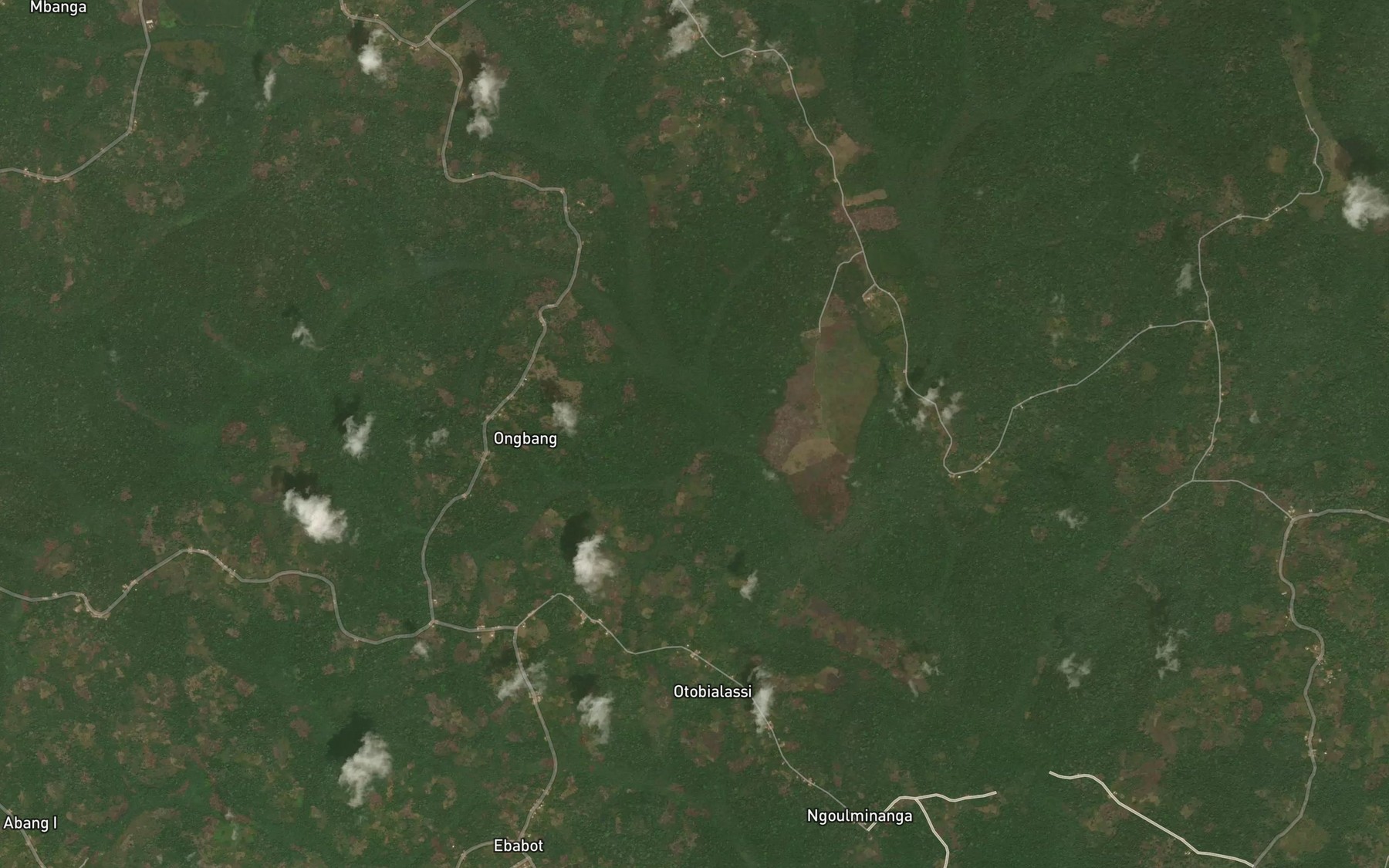 Satellite map of the Nioubou