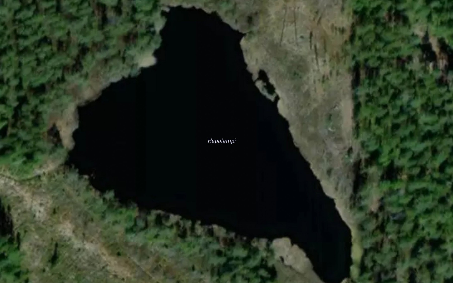 Satellite map of the Hepolampi
