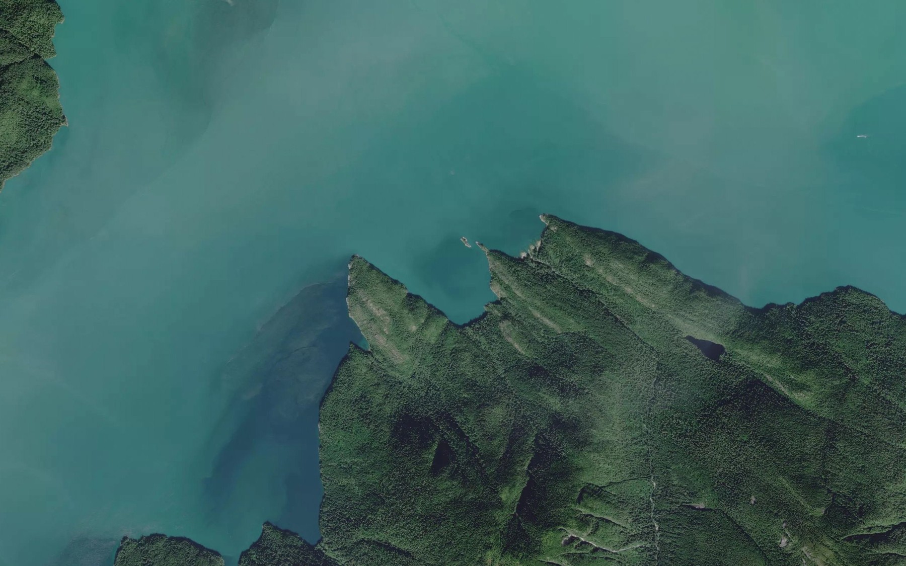 Satellite map of the Croyden Bay