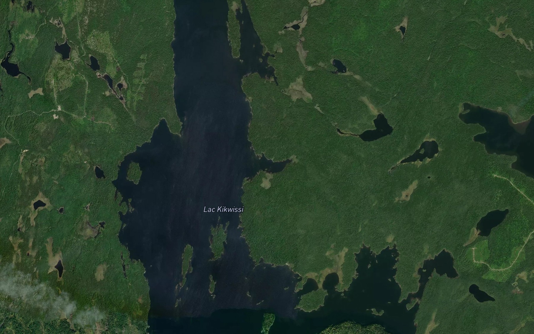 Satellite map of the Baie Gagnon