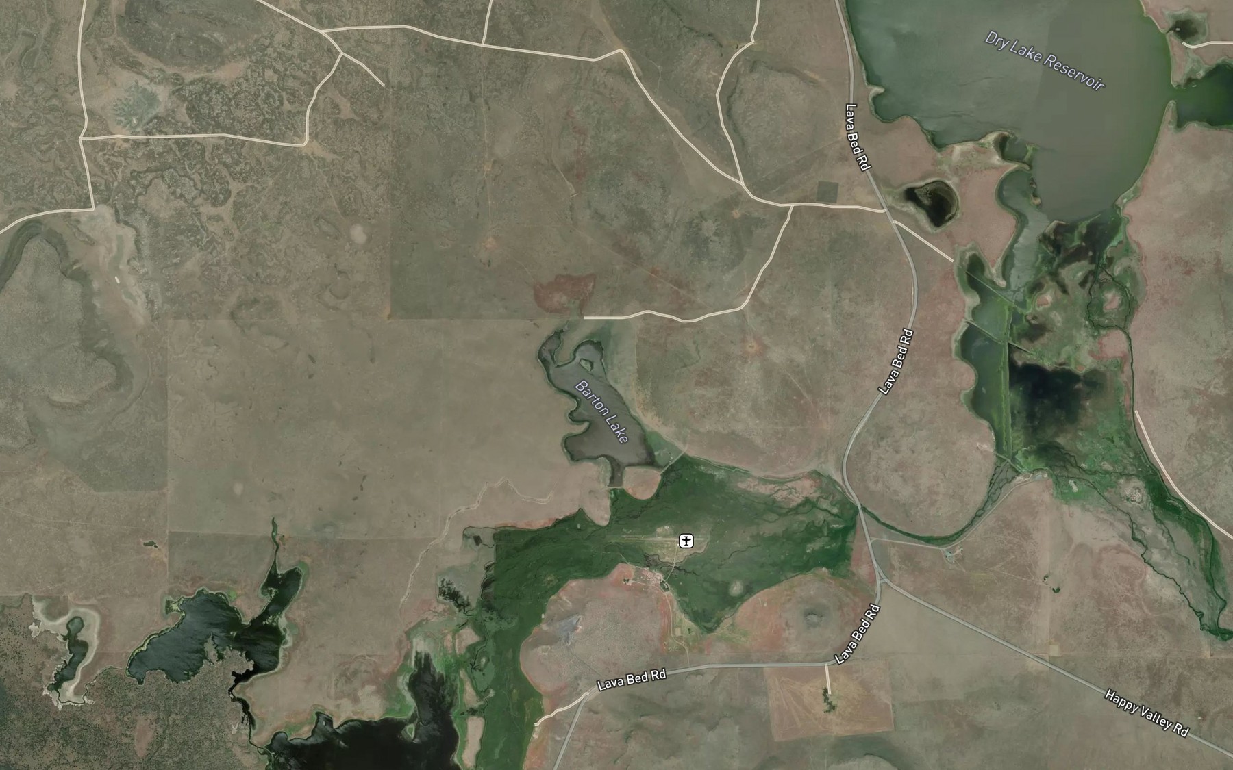 Satellite map of the Riddle Creek