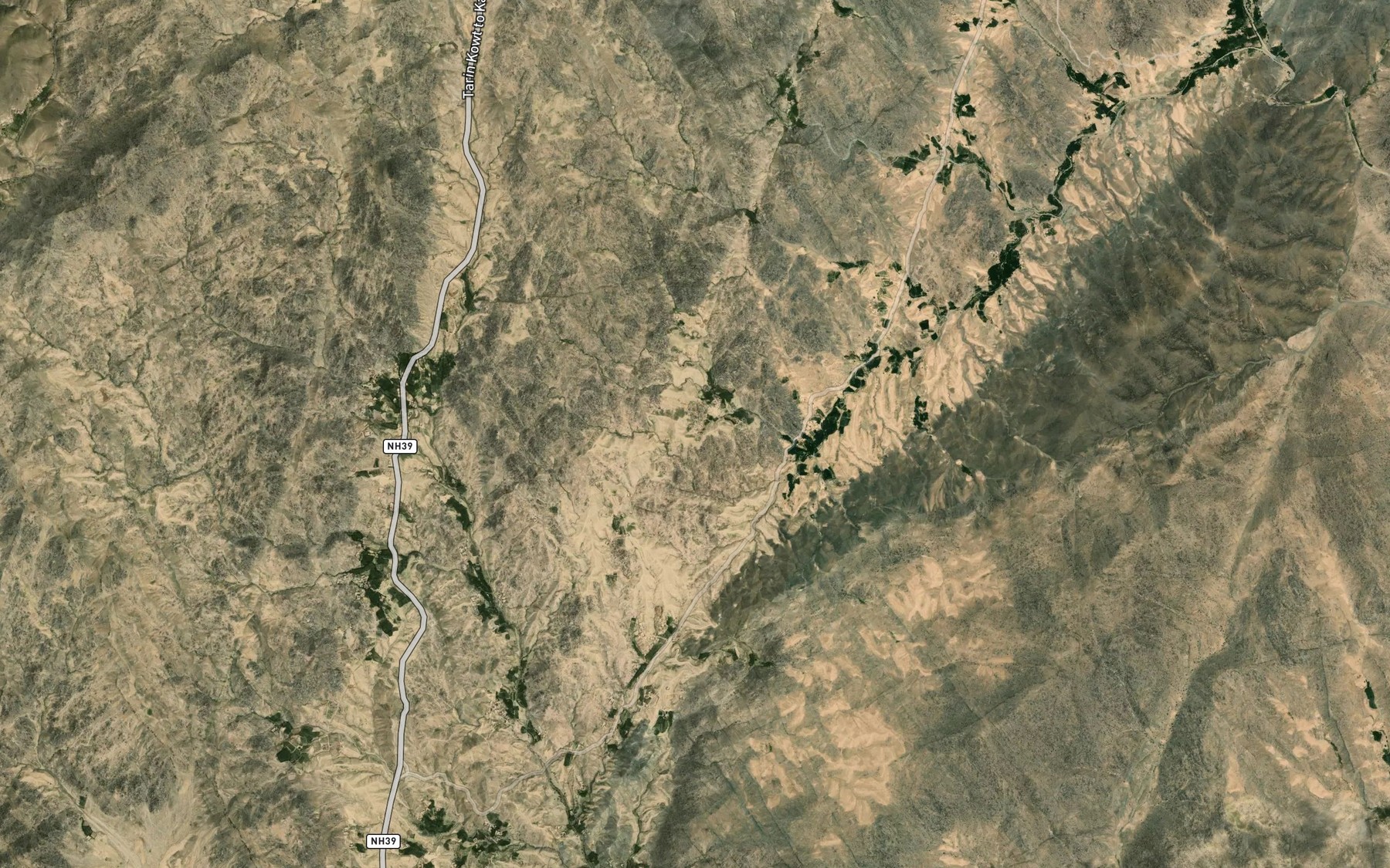 Satellite map of the Kharwari Chinah