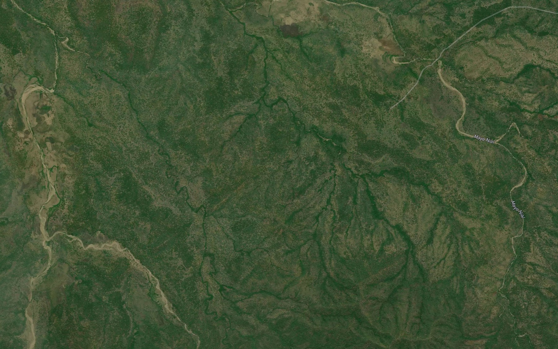 Satellite map of the Loupe