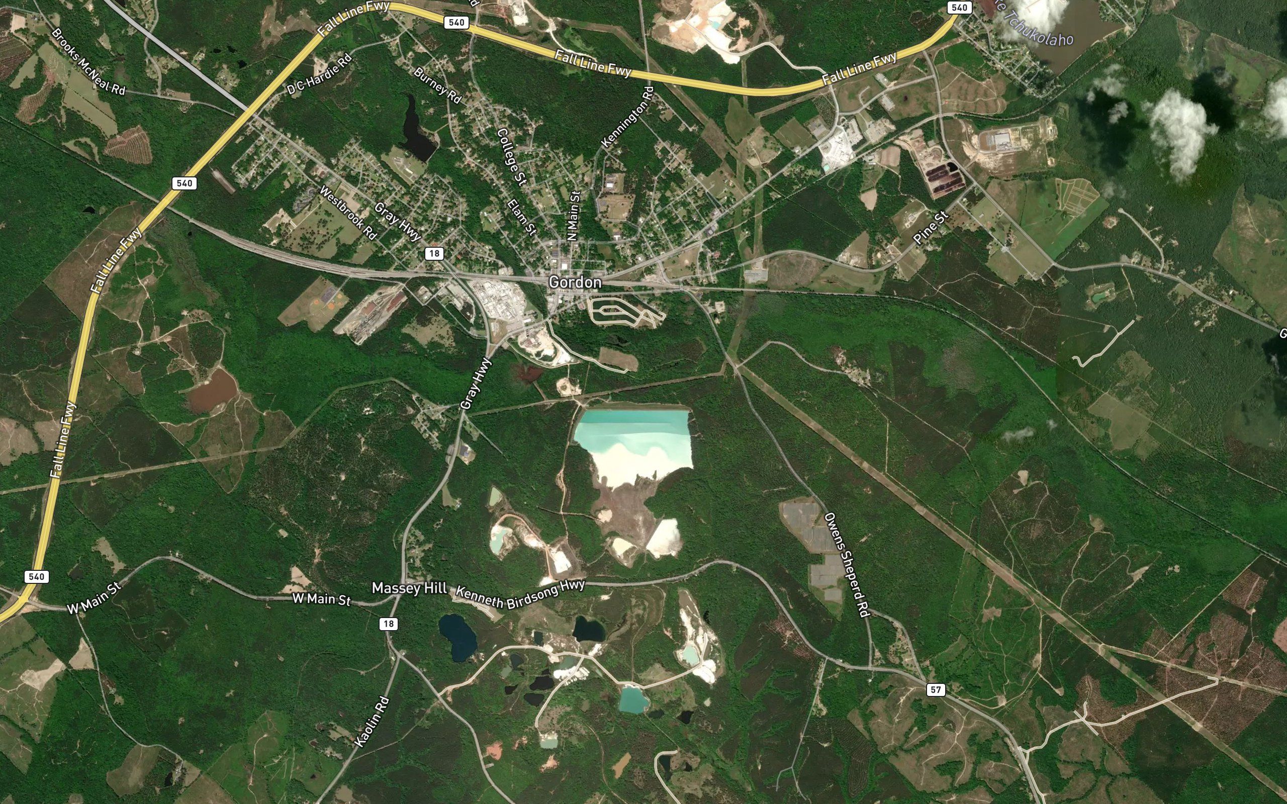 Freeport Kaolin Tailings Pond