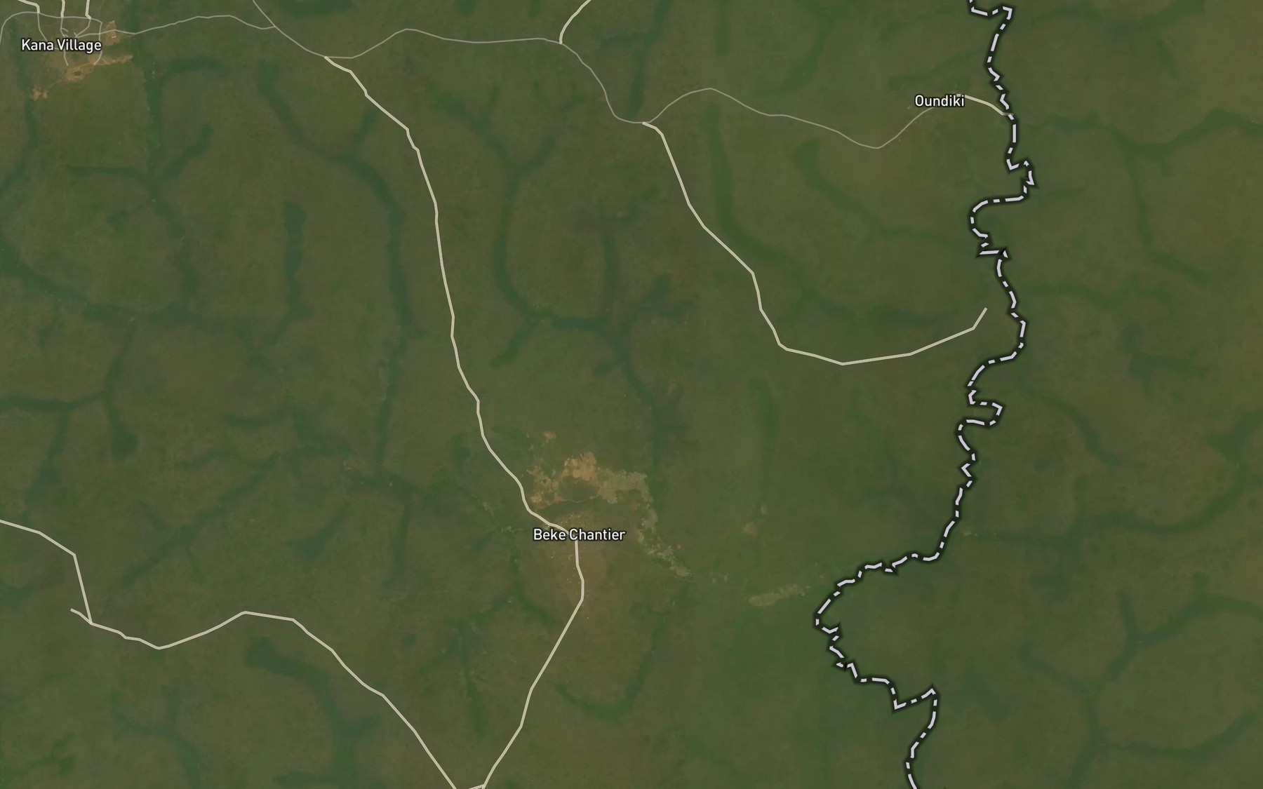 Satellite map of the Taoule