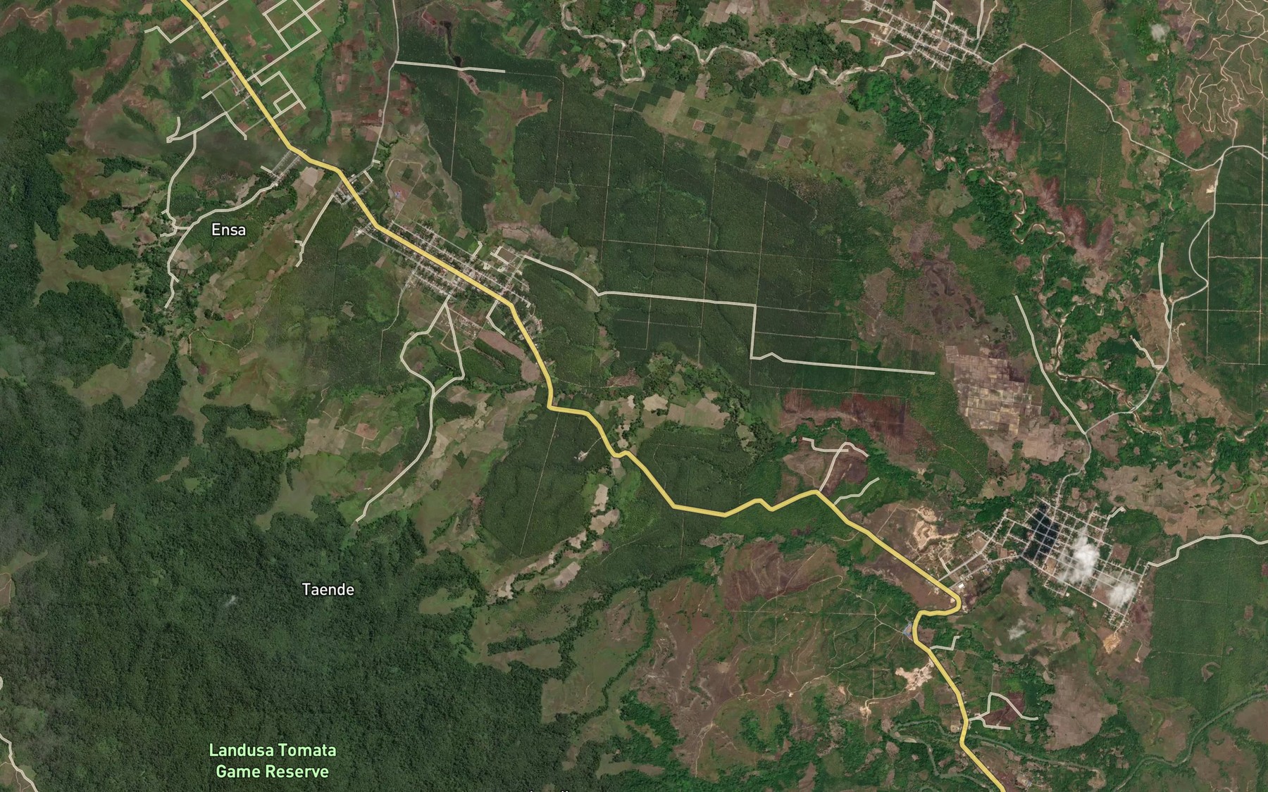 Satellite map of the Koro Dolo