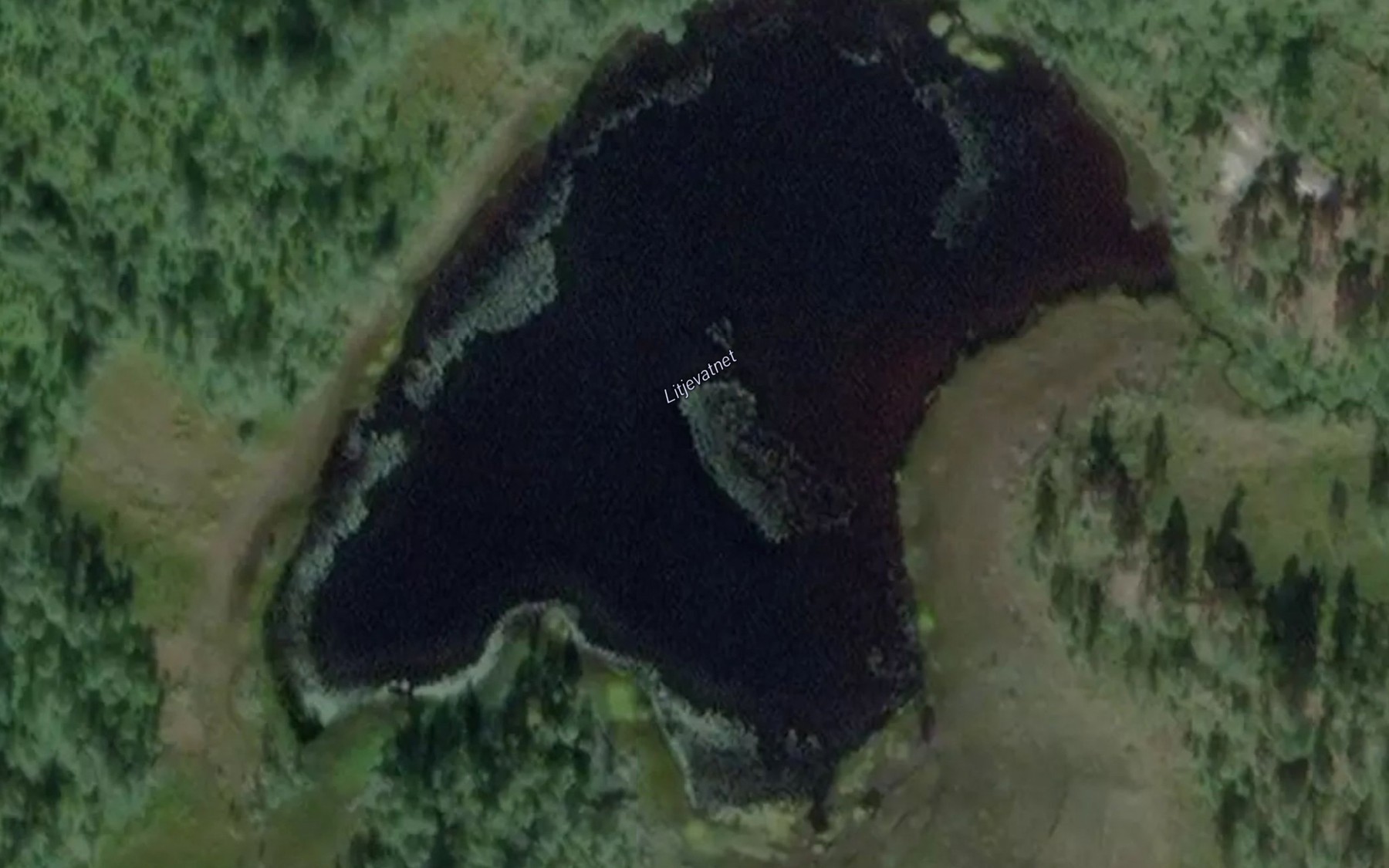 Satellite map of the Litlevatnet