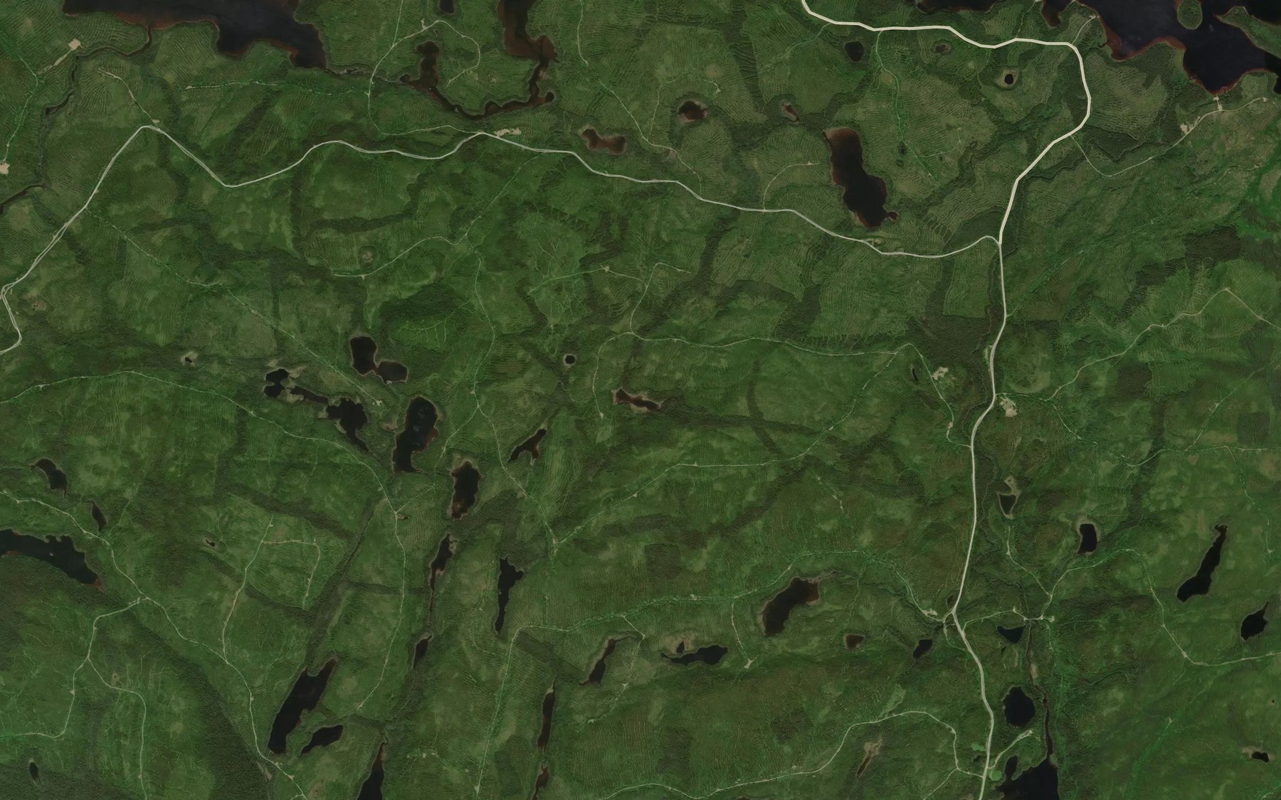 Satellite map of the Lac Sabot