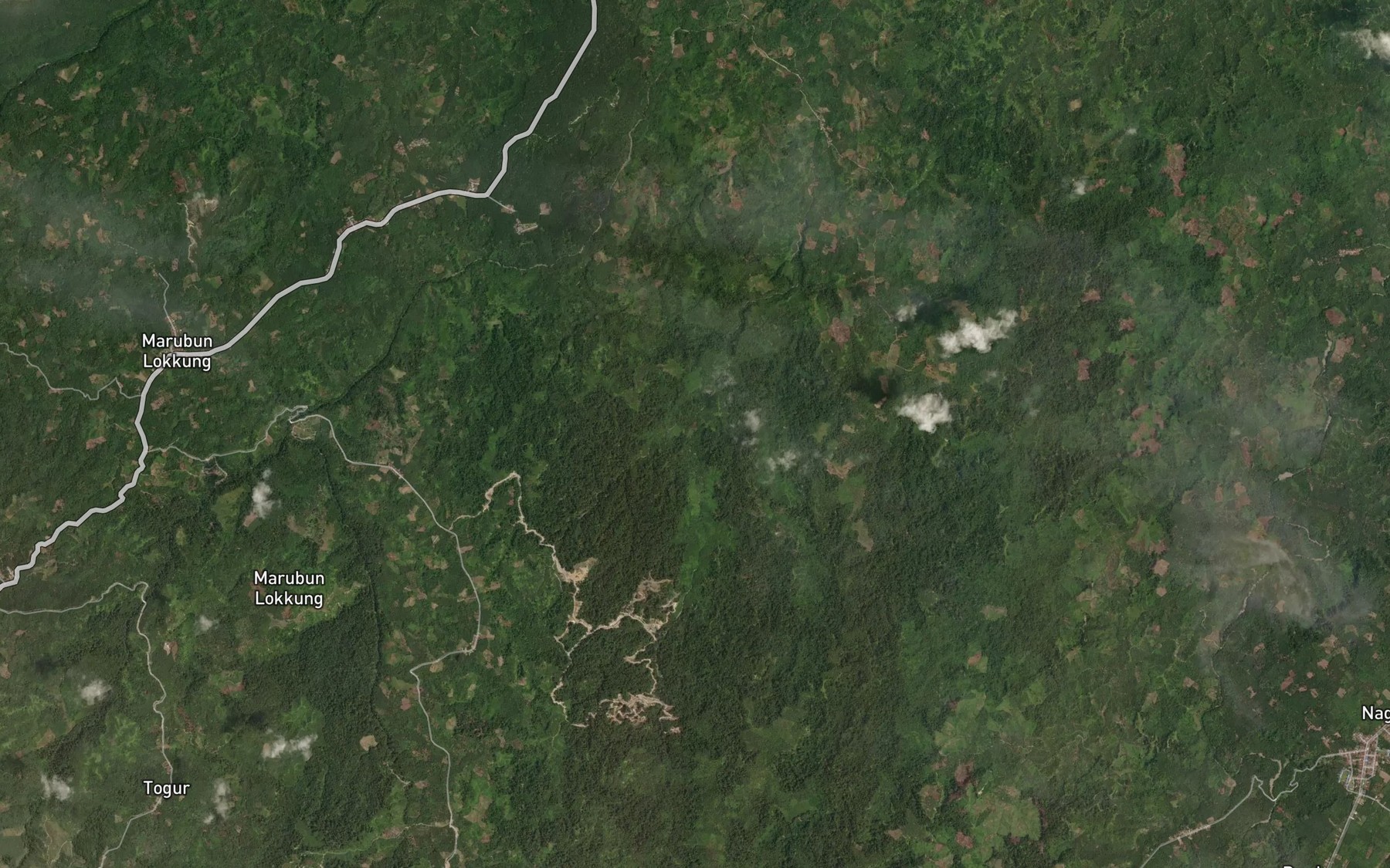 Satellite map of the Bah Huti