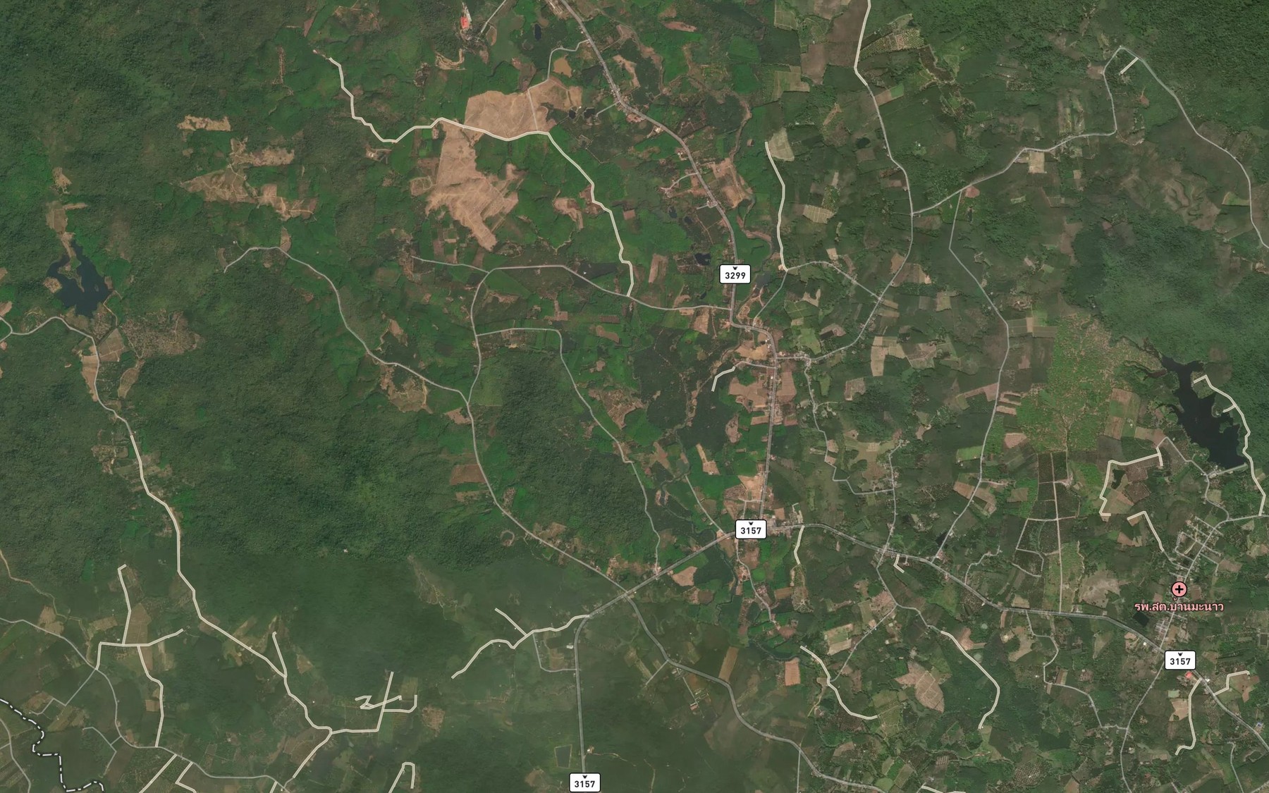 Satellite map of the Nong Aeng