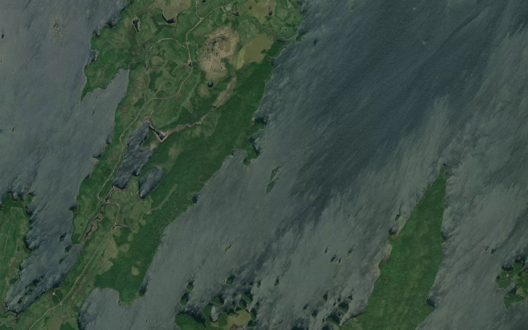 Satellite map of the Anse aux Navets
