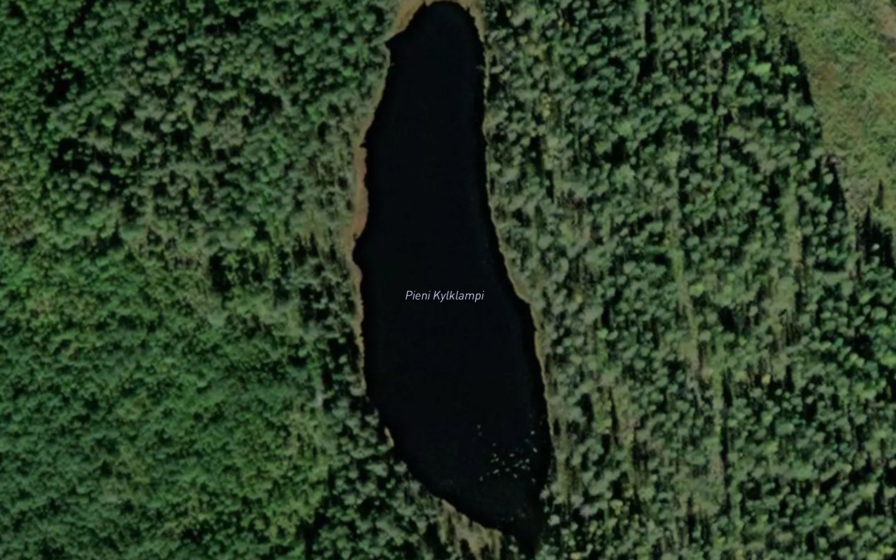 Satellite map of the Pieni Kylkilampi