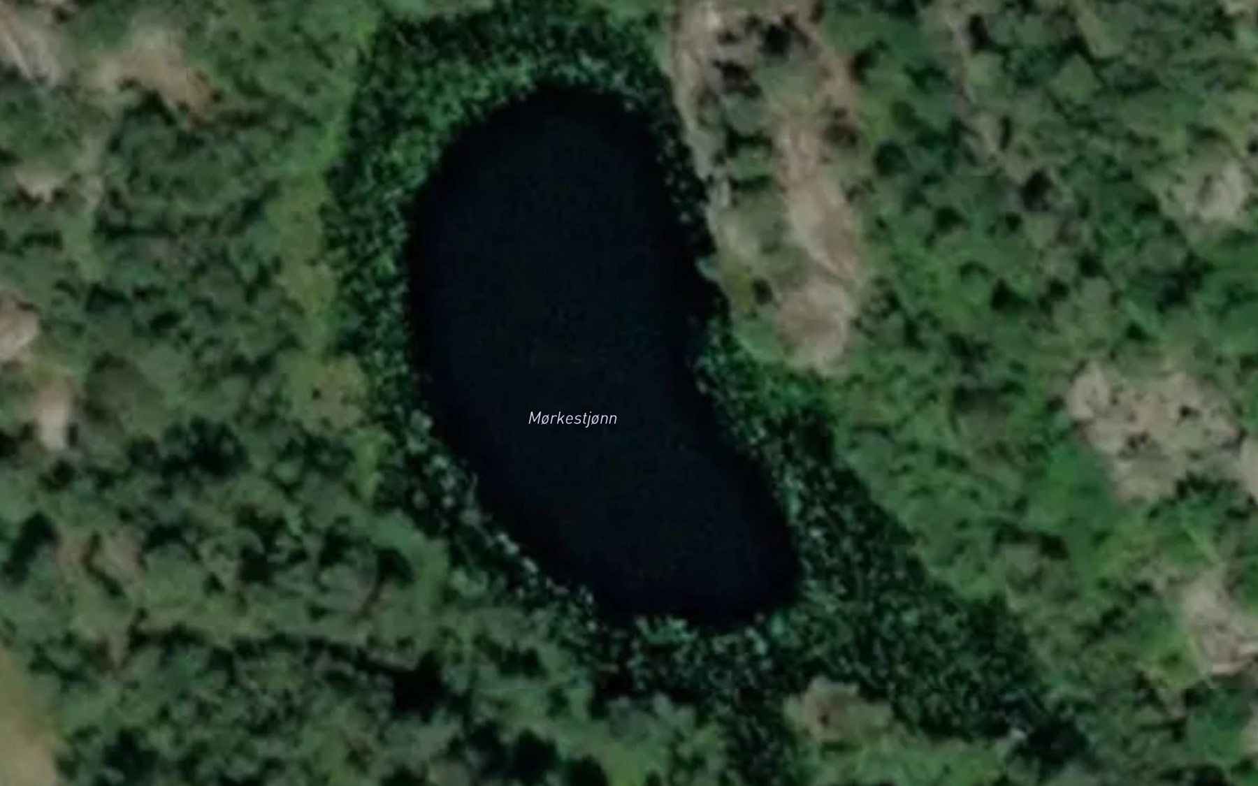 Satellite map of the Morkestjonn