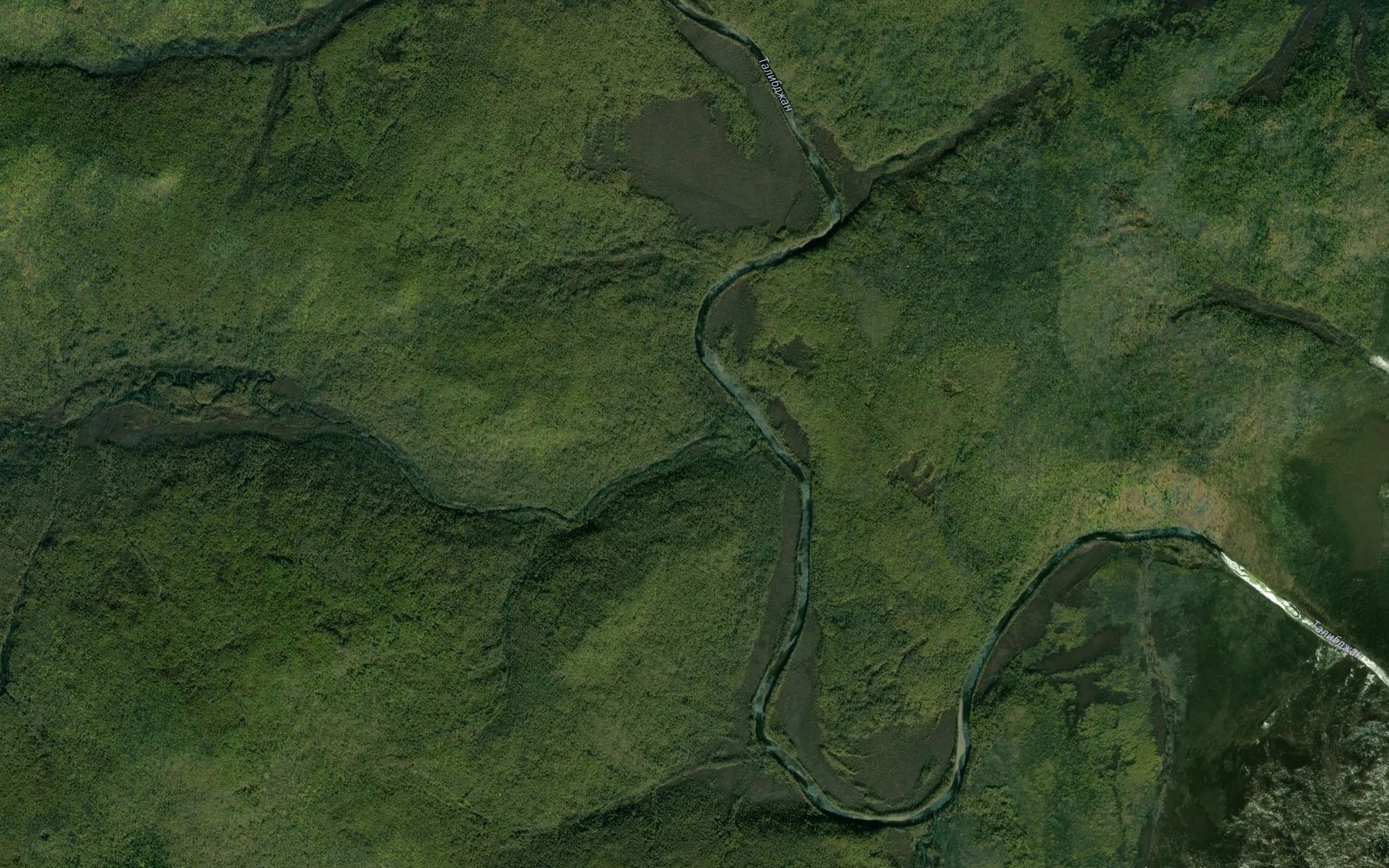 Satellite map of the Nyatygran