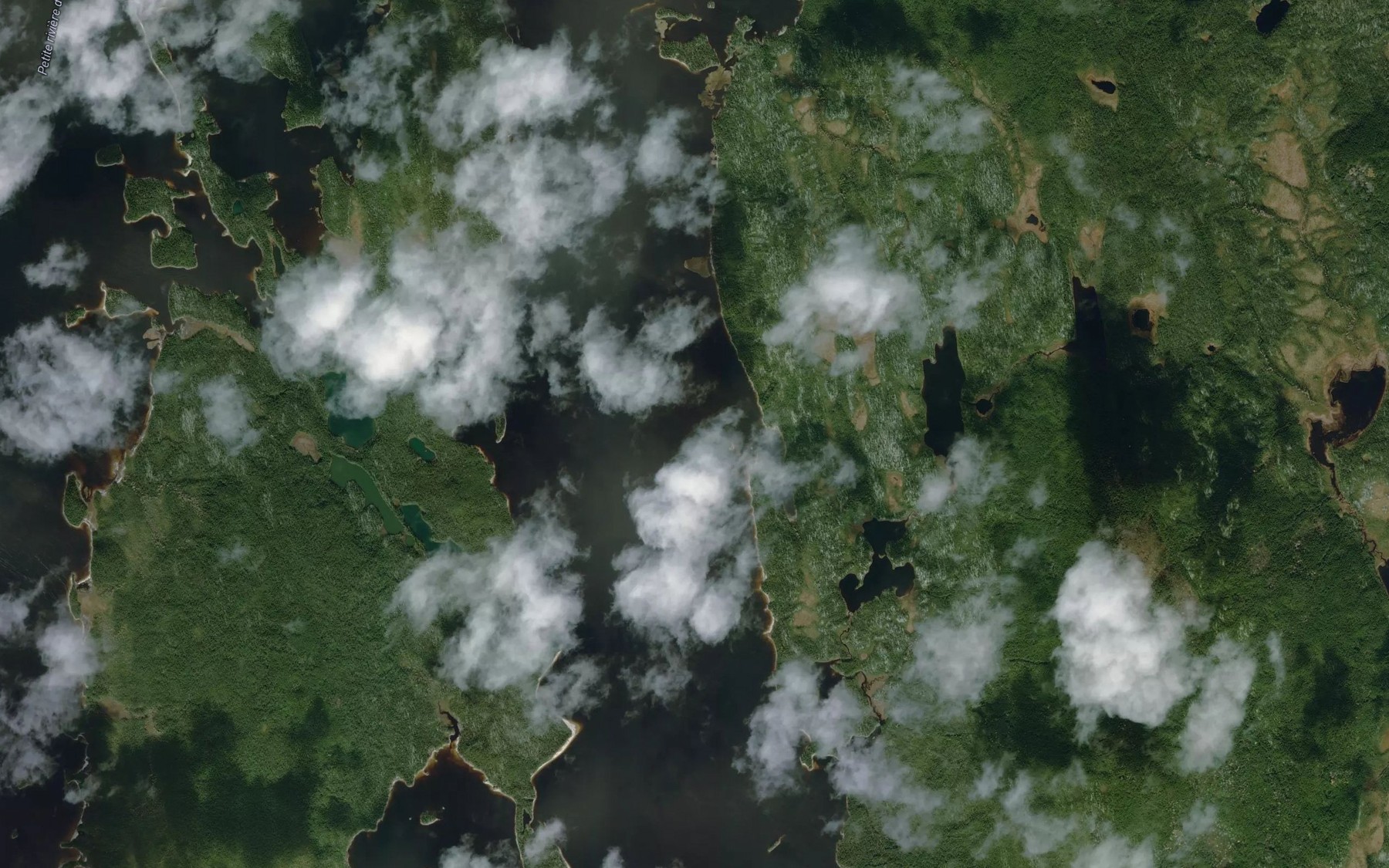 Satellite map of the Baie aux Renards