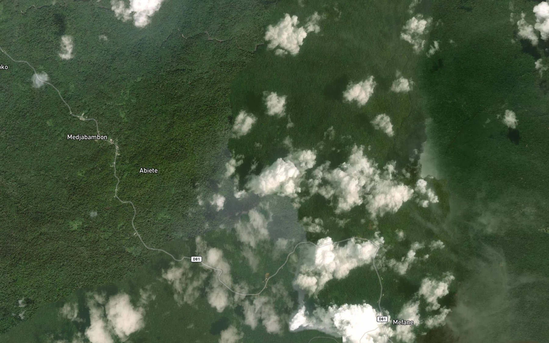 Satellite map of the Byasse