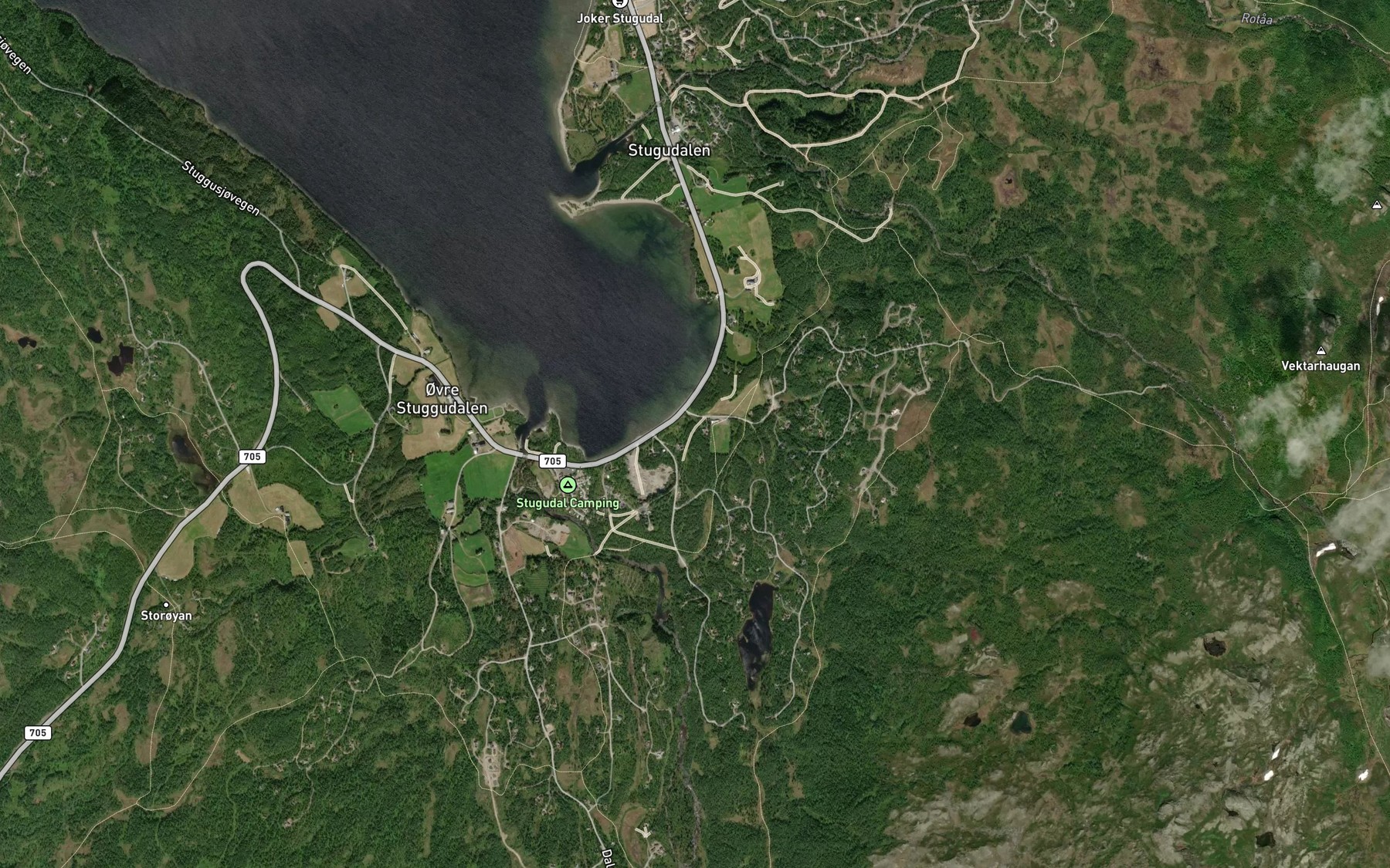 Satellite map of the Bekkoybekken