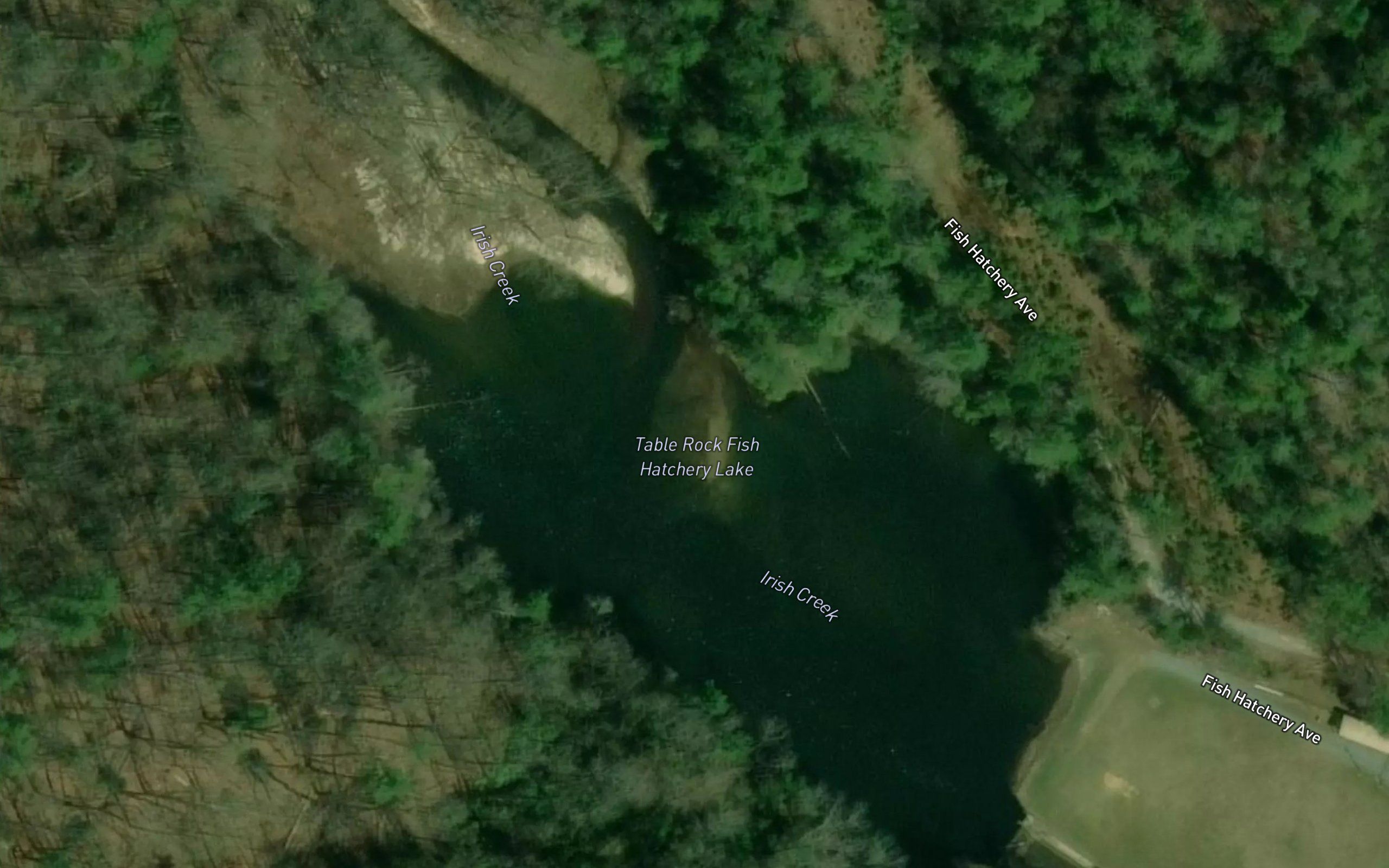 Table Rock Fish Hatchery Lake