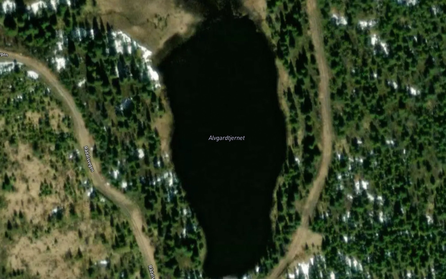 Satellite map of the Alvgardtjernet