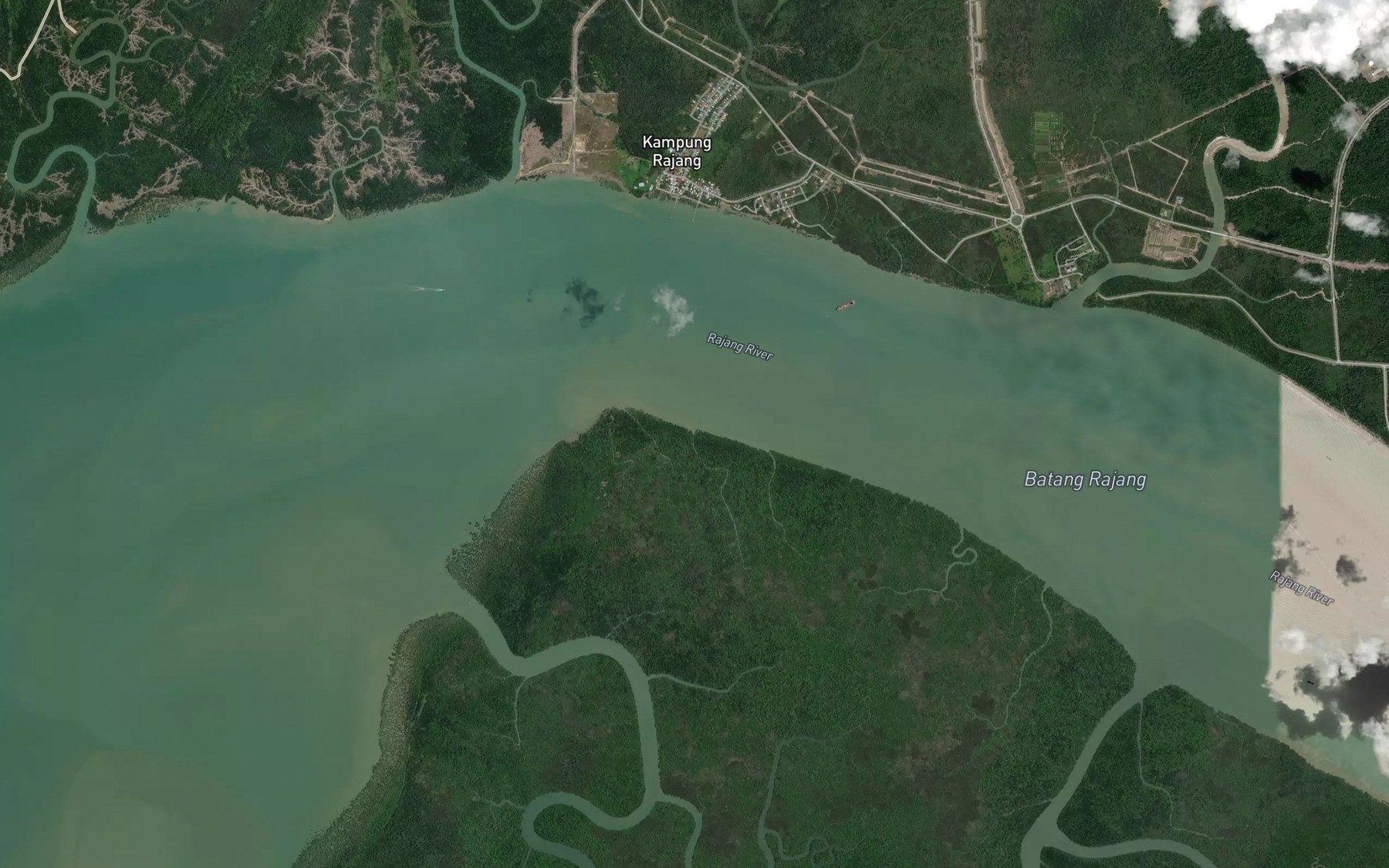 Satellite map of the Sungai Pergau